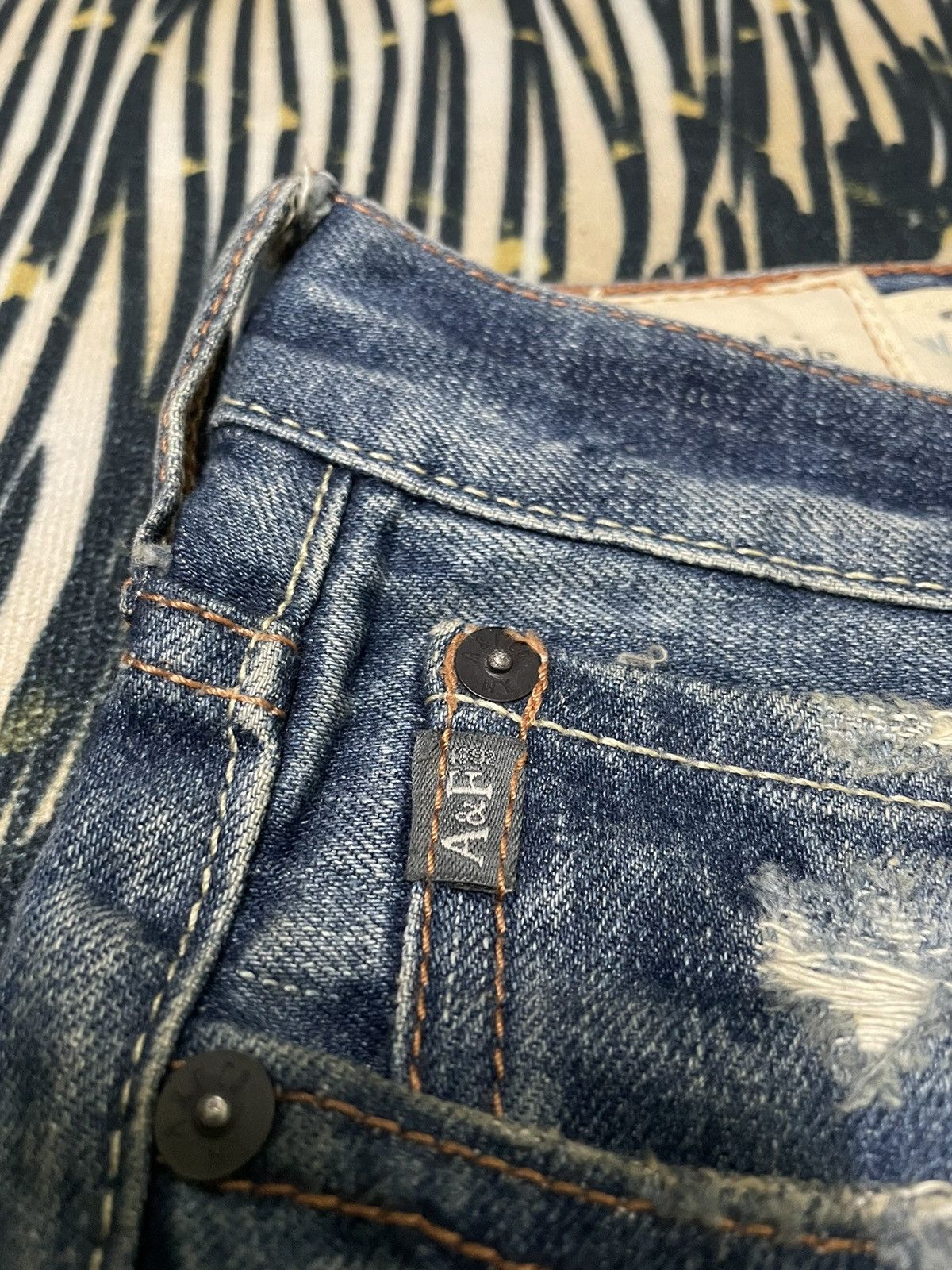 Abercrombie & Fitch × Designer × Vintage Vintage Designer Abercrombie & Fitch Jeans Size US 30 / EU 46 - 7 Thumbnail