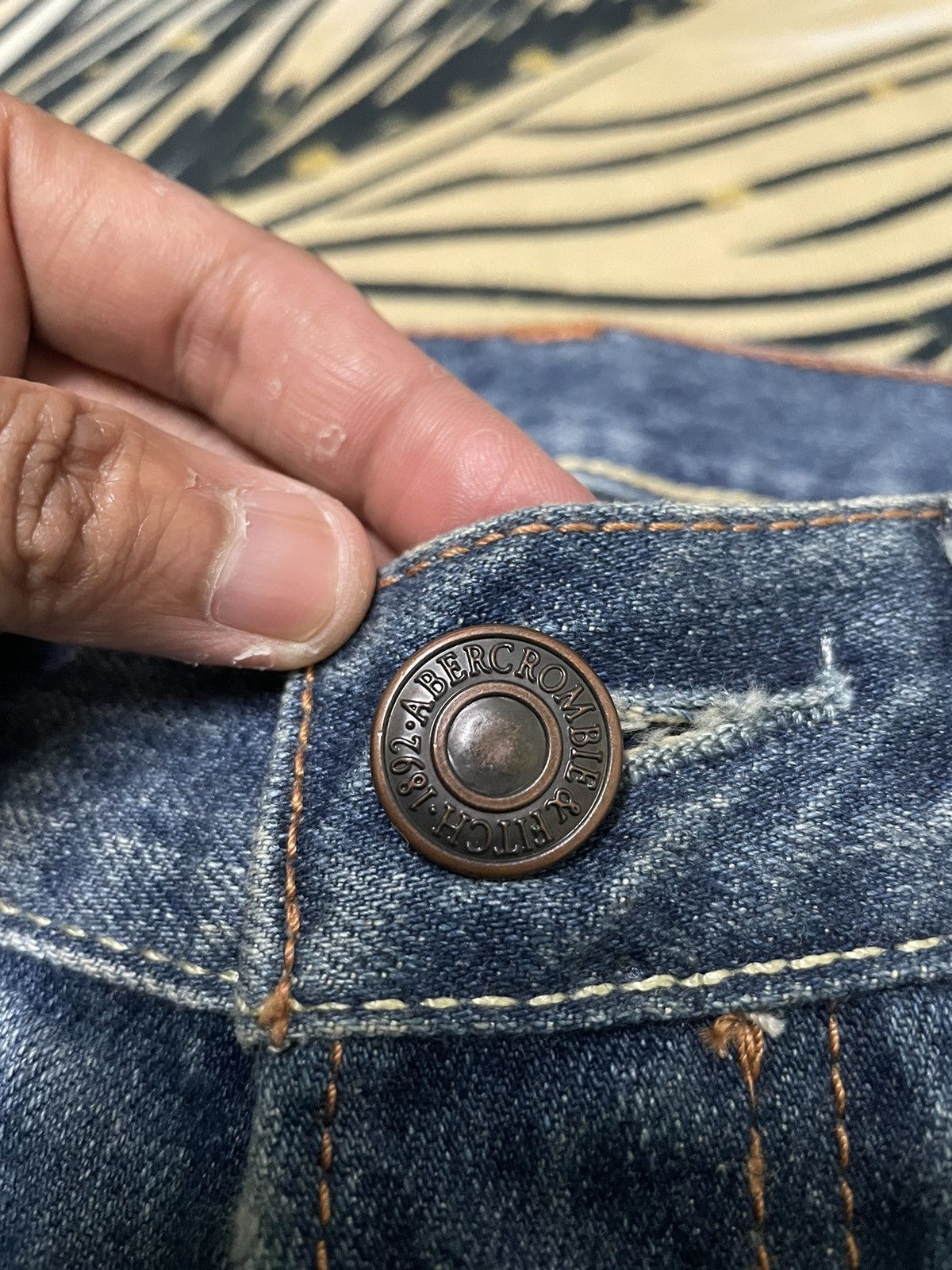 Abercrombie & Fitch × Designer × Vintage Vintage Designer Abercrombie & Fitch Jeans Size US 30 / EU 46 - 3 Thumbnail