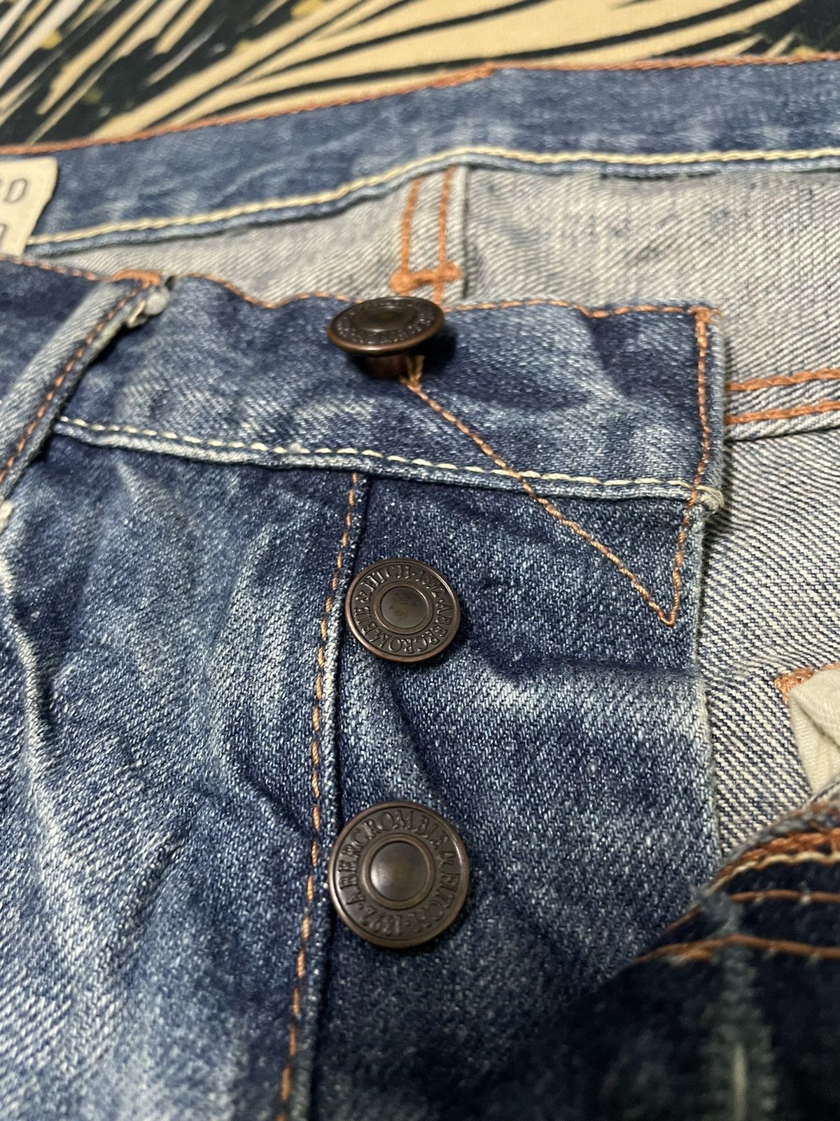 Abercrombie & Fitch × Designer × Vintage Vintage Designer Abercrombie & Fitch Jeans Size US 30 / EU 46 - 4 Thumbnail