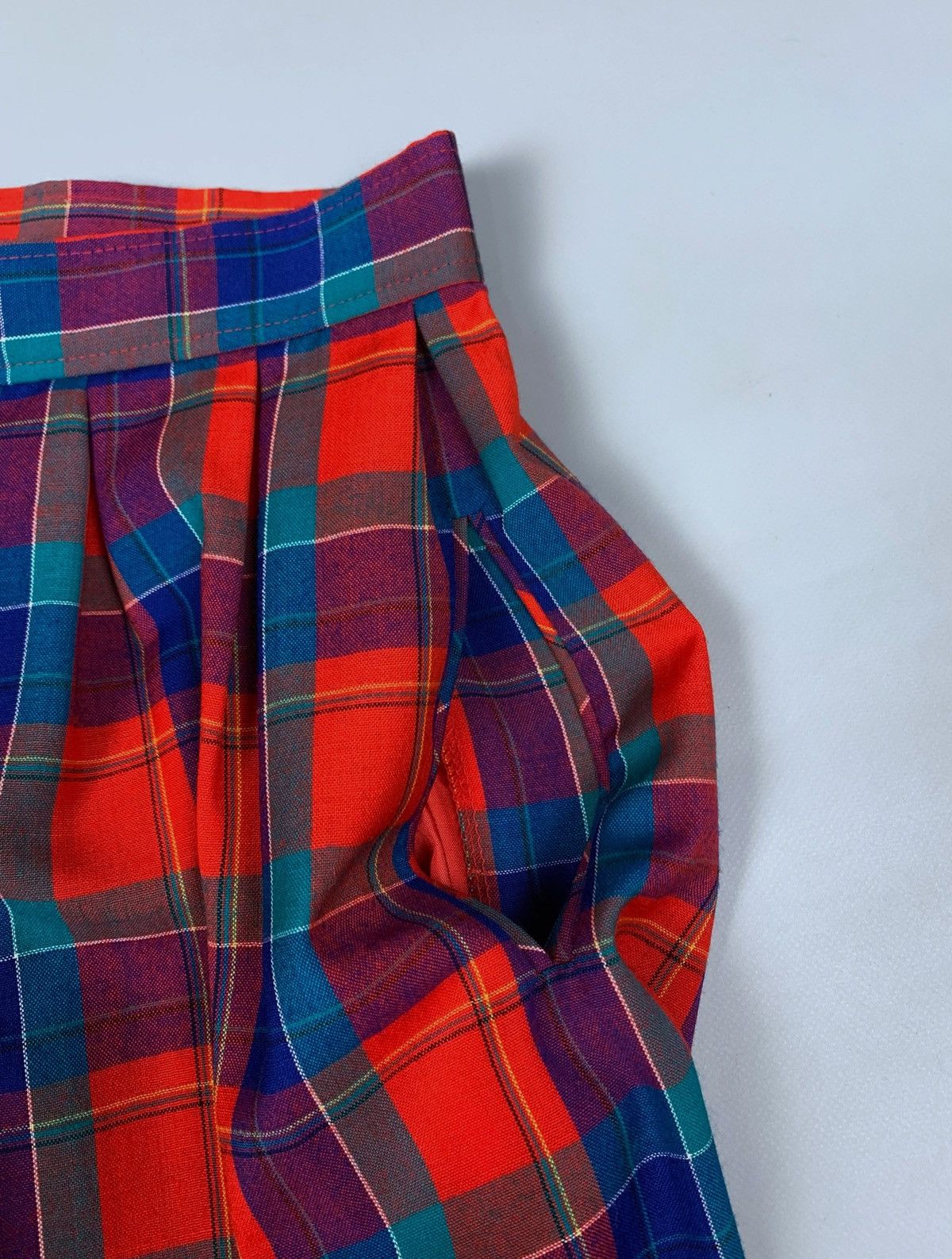 Pendleton Vintage Pendleton Wool Plaid Pleated Skirt Made USA Size 6 Size 28" / US 6 / IT 42 - 4 Thumbnail
