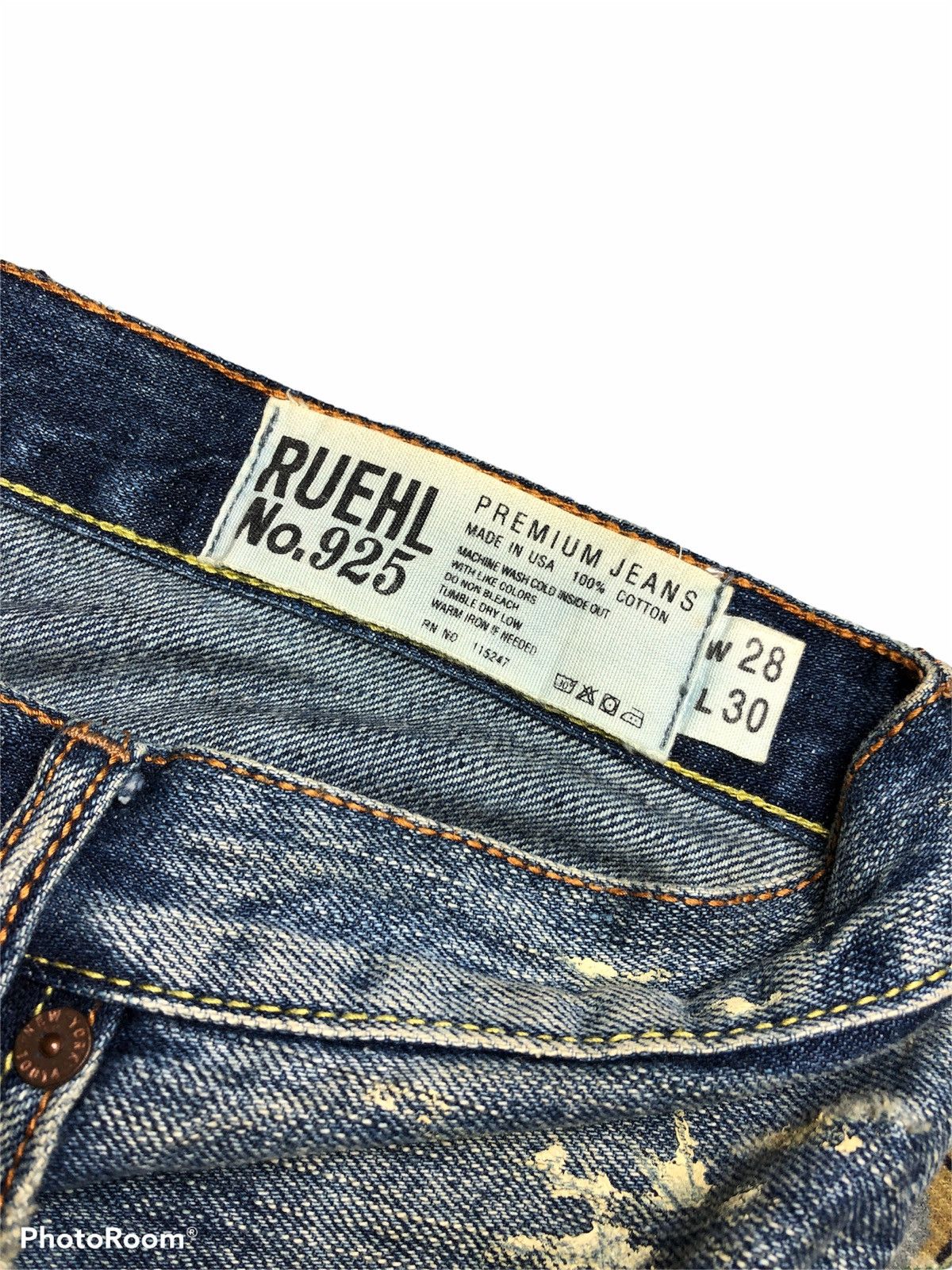 Ruehl No. 925 WIDE LEG DISTRESSED DENIM Size US 30 / EU 46 - 3 Thumbnail