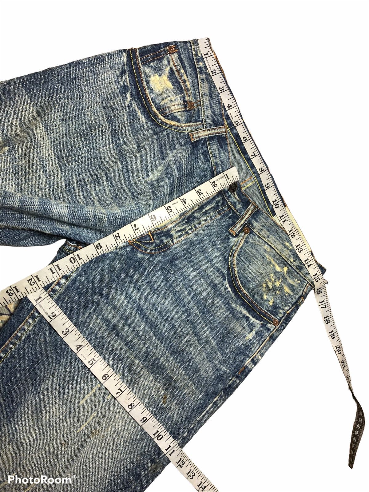 Ruehl No. 925 WIDE LEG DISTRESSED DENIM Size US 30 / EU 46 - 6 Thumbnail