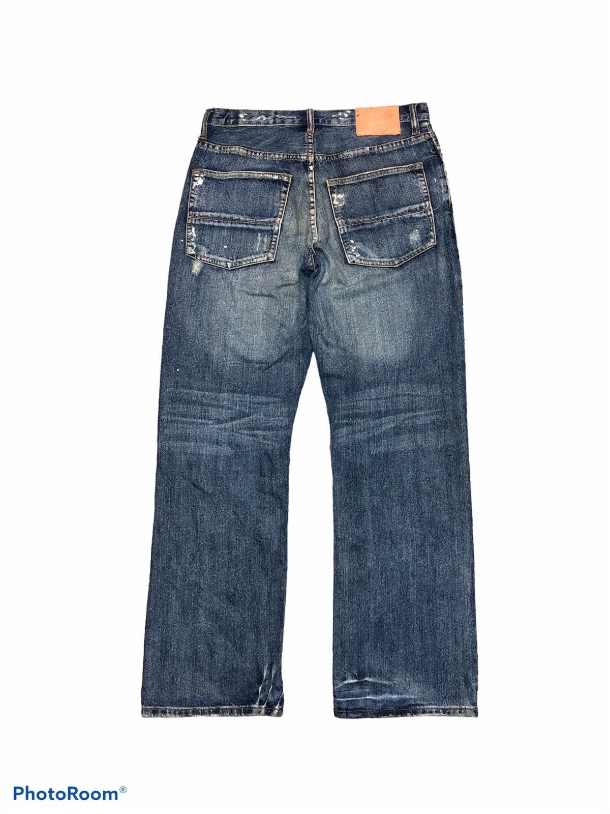 Ruehl No. 925 WIDE LEG DISTRESSED DENIM Size US 30 / EU 46 - 2 Thumbnail