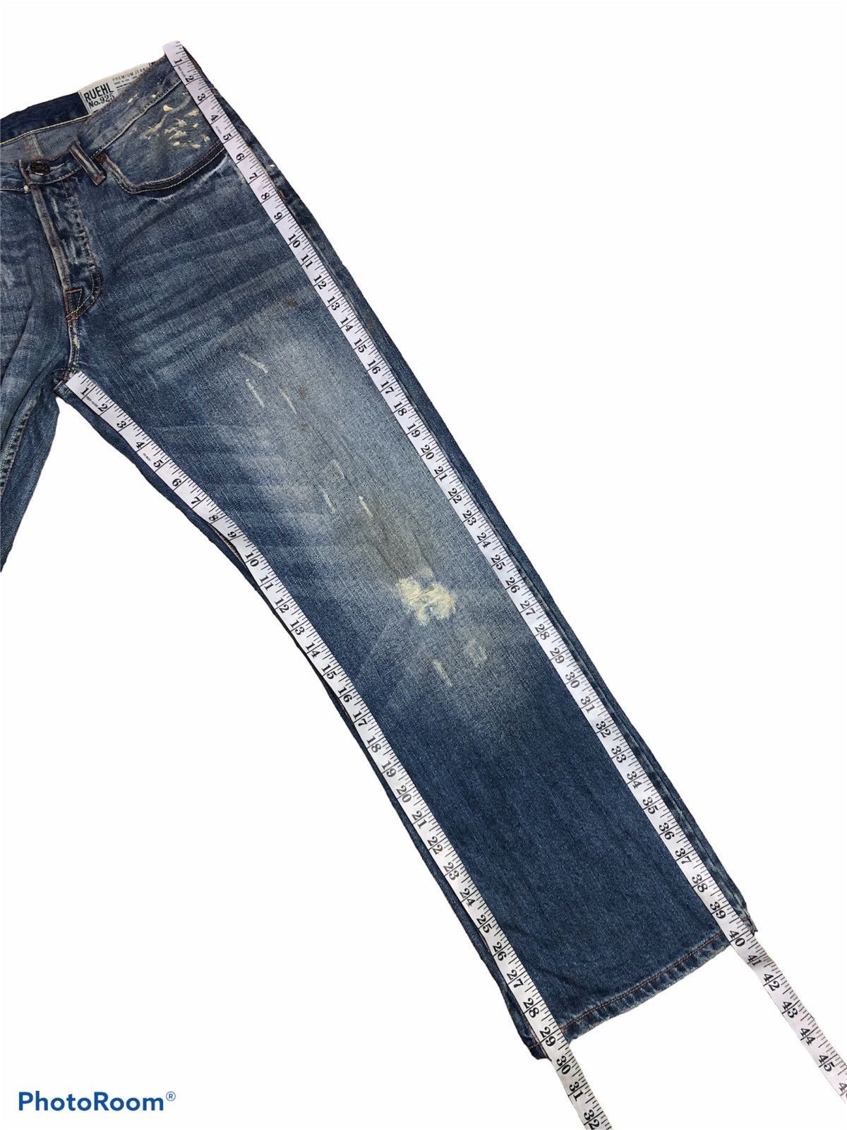 Ruehl No. 925 WIDE LEG DISTRESSED DENIM Size US 30 / EU 46 - 8 Thumbnail