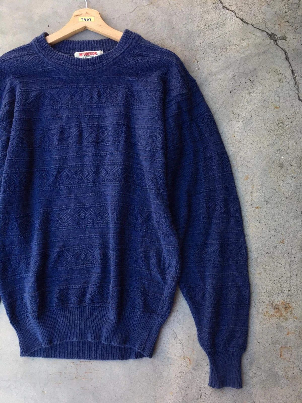 Homespun Knitwear × Vintage 📌MCGREGOR Sportware Pureknit Pullover Stripe Knitt Pattern Size US M / EU 48-50 / 2 - 2 Thumbnail