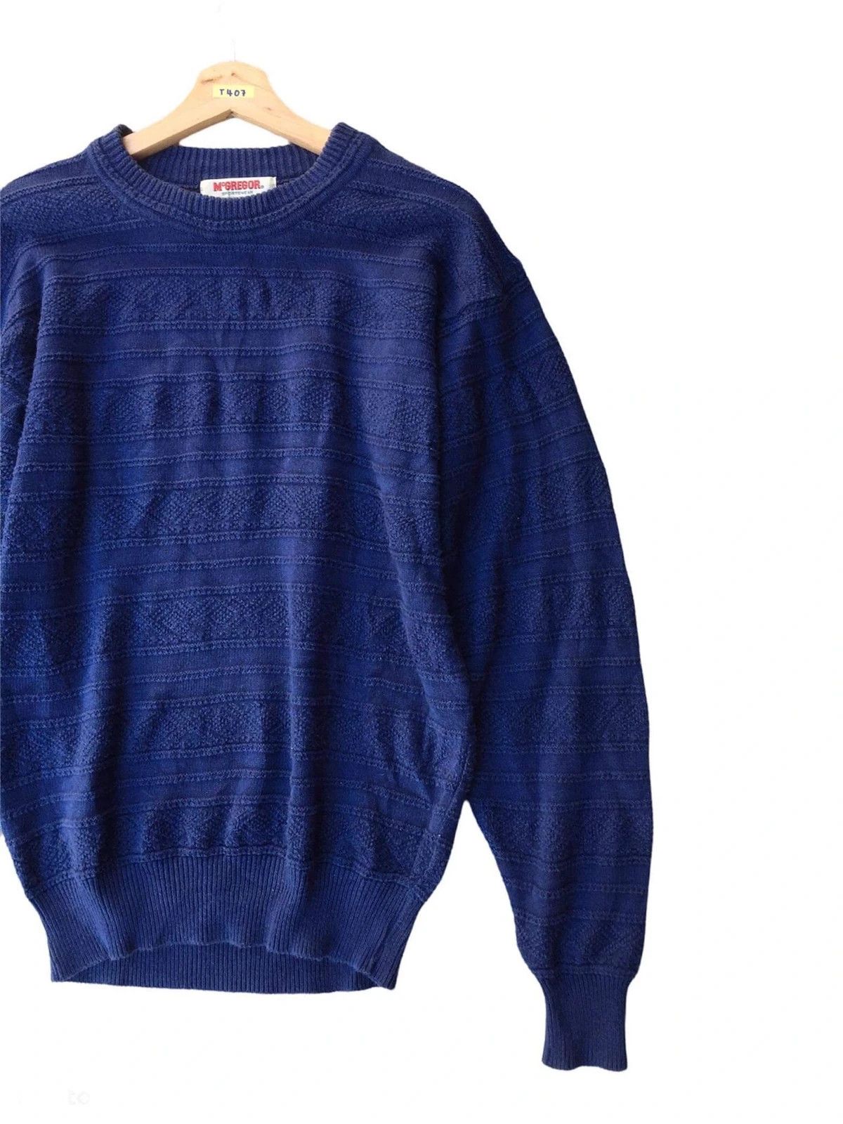 Homespun Knitwear × Vintage 📌MCGREGOR Sportware Pureknit Pullover Stripe Knitt Pattern Size US M / EU 48-50 / 2 - 4 Thumbnail