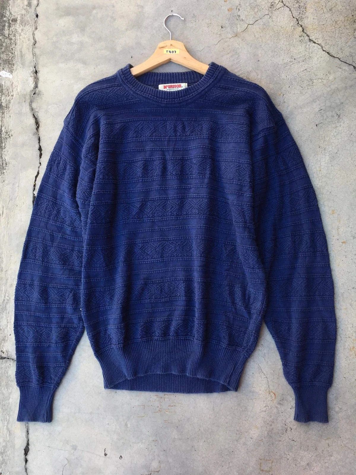 Homespun Knitwear × Vintage 📌MCGREGOR Sportware Pureknit Pullover Stripe Knitt Pattern Size US M / EU 48-50 / 2 - 1 Thumbnail