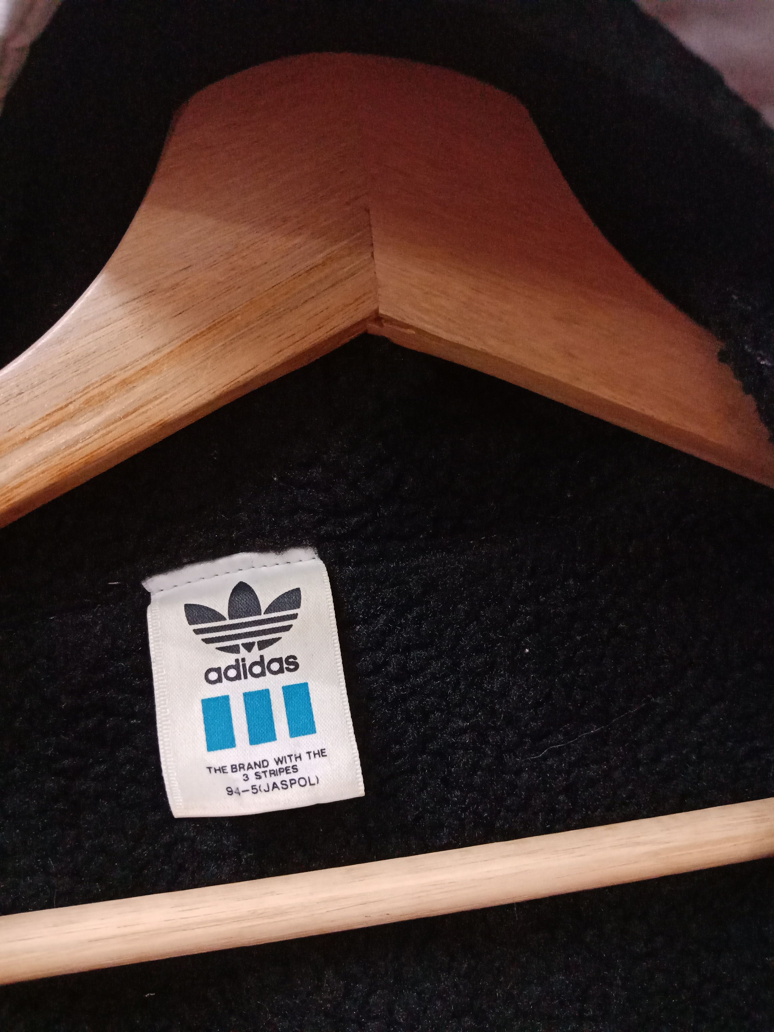 Adidas Adidas Jaspo Big Logo Spell Out Lining Fleece Size US XL / EU 56 / 4 - 7 Thumbnail