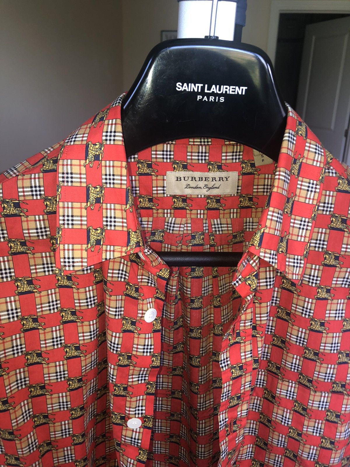 Burberry Burberry monogram logo shirt Size US S / EU 44-46 / 1 - 3 Thumbnail