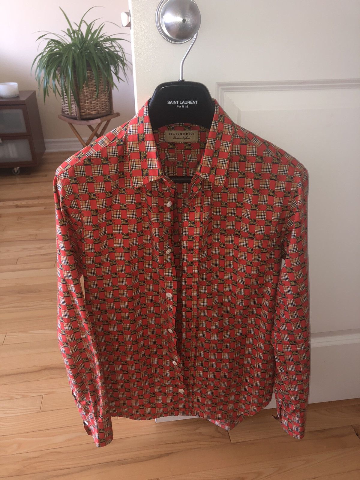 Burberry Burberry monogram logo shirt Size US S / EU 44-46 / 1 - 9 Thumbnail