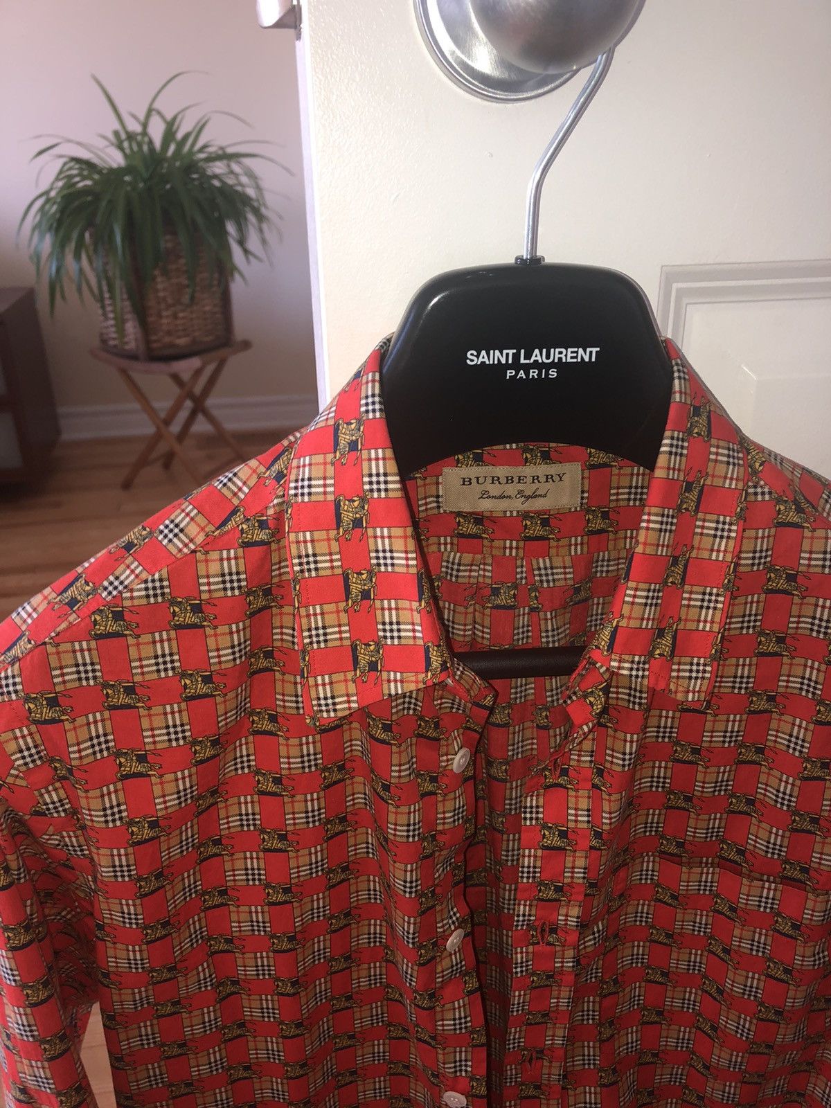 Burberry Burberry monogram logo shirt Size US S / EU 44-46 / 1 - 10 Thumbnail