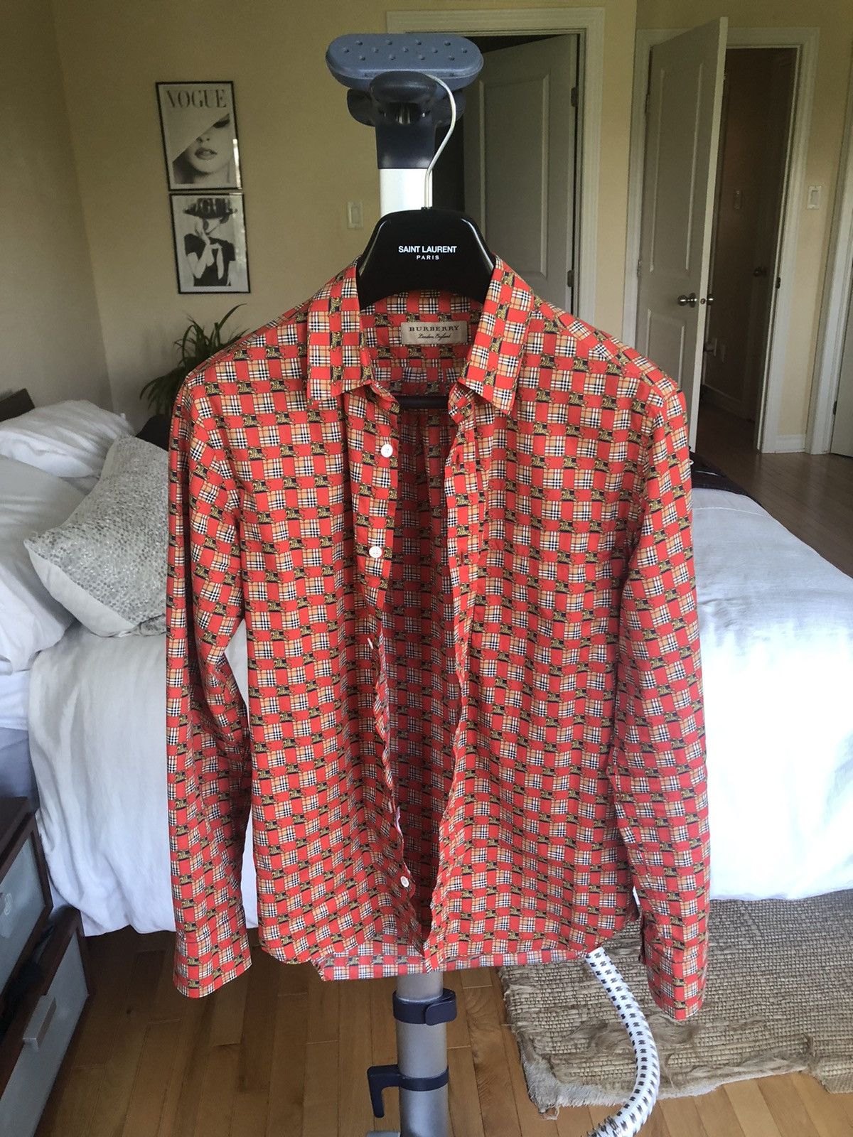 Burberry Burberry monogram logo shirt Size US S / EU 44-46 / 1 - 1 Thumbnail