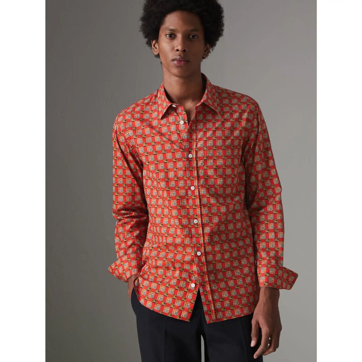 Burberry Burberry monogram logo shirt Size US S / EU 44-46 / 1 - 16 Thumbnail