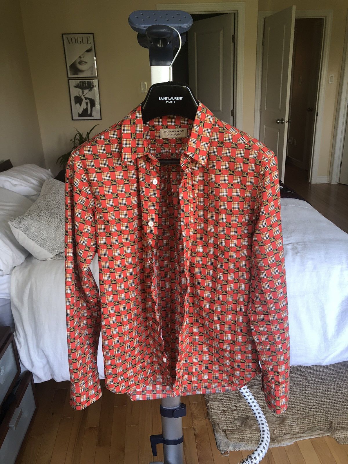 Burberry Burberry monogram logo shirt Size US S / EU 44-46 / 1 - 2 Thumbnail