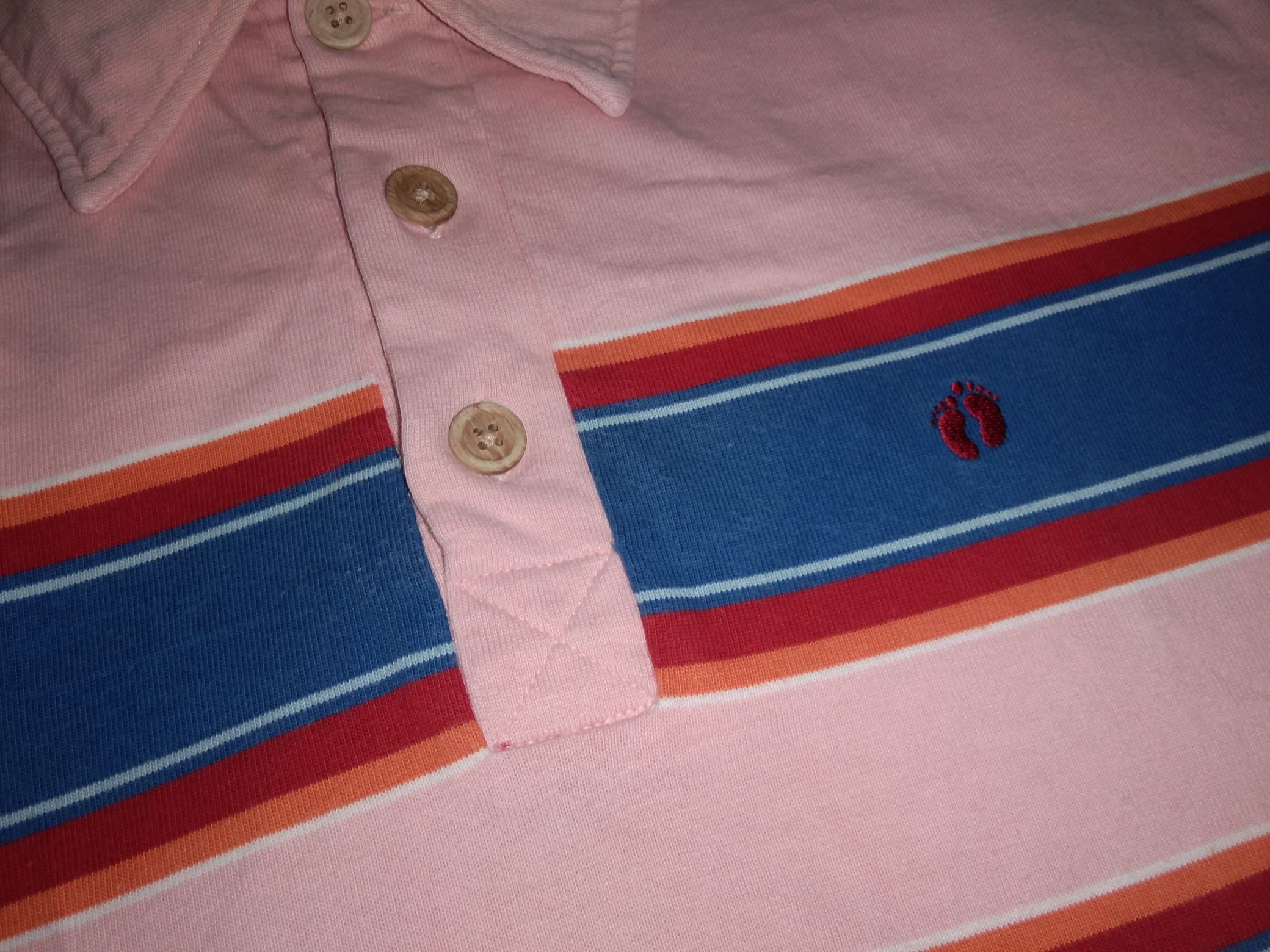 Hang Ten × Vintage VTG Hang Ten stripes polo retro hawaii Size US L / EU 52-54 / 3 - 3 Thumbnail