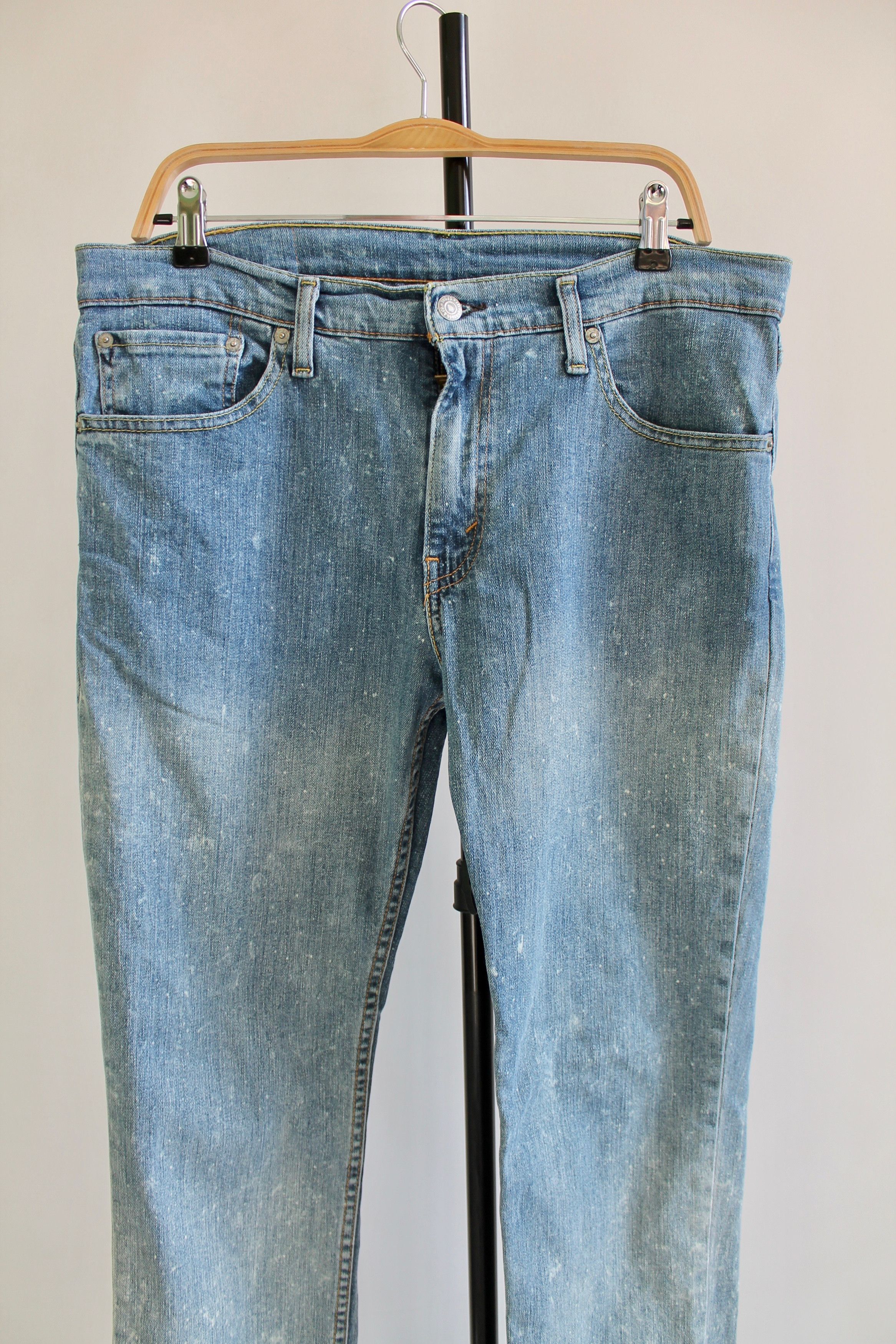 Levi's Levis 511 Washed Stretch Denim Pants w 34 i 32 Size US 34 / EU 50 - 3 Thumbnail