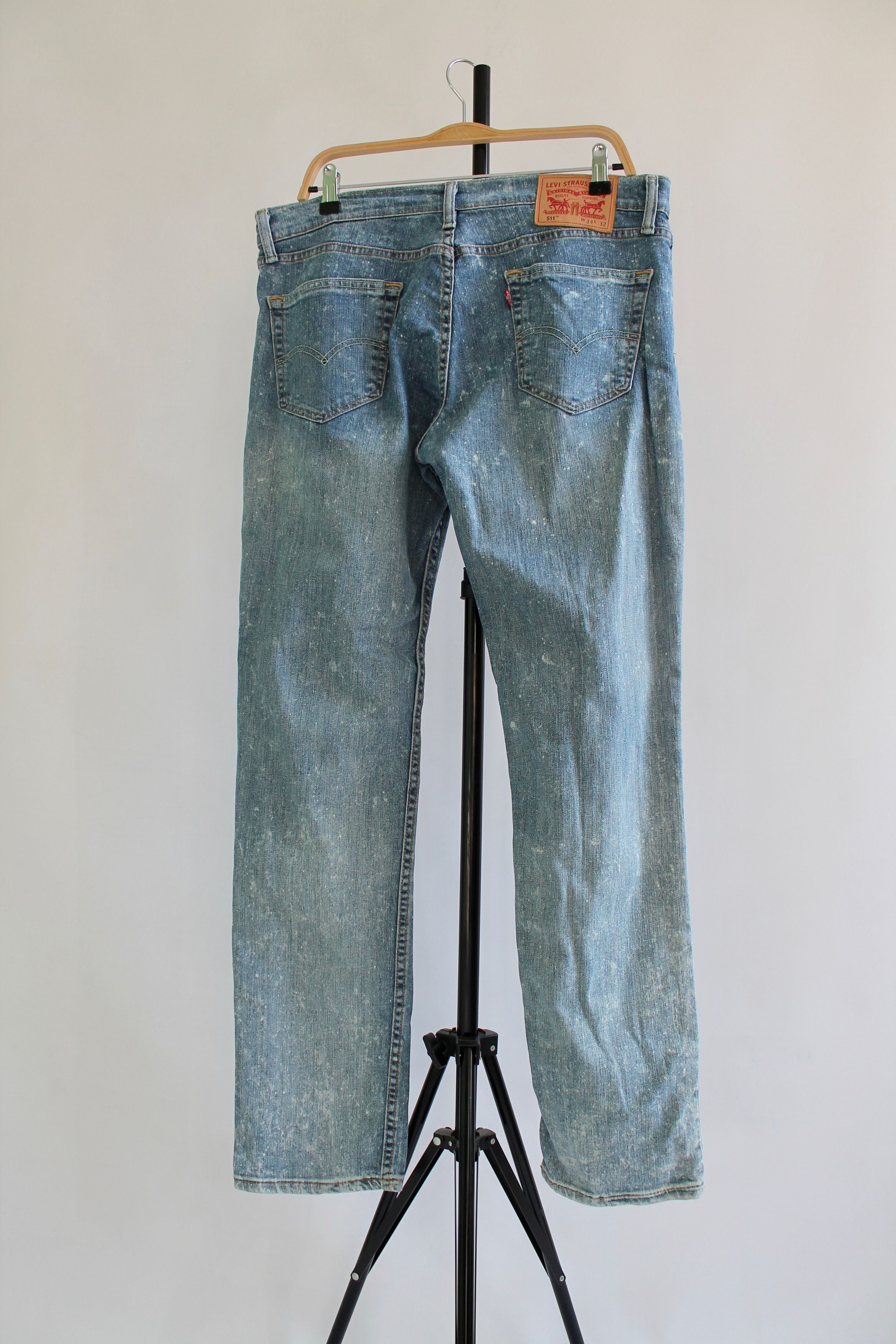 Levi's Levis 511 Washed Stretch Denim Pants w 34 i 32 Size US 34 / EU 50 - 6 Thumbnail