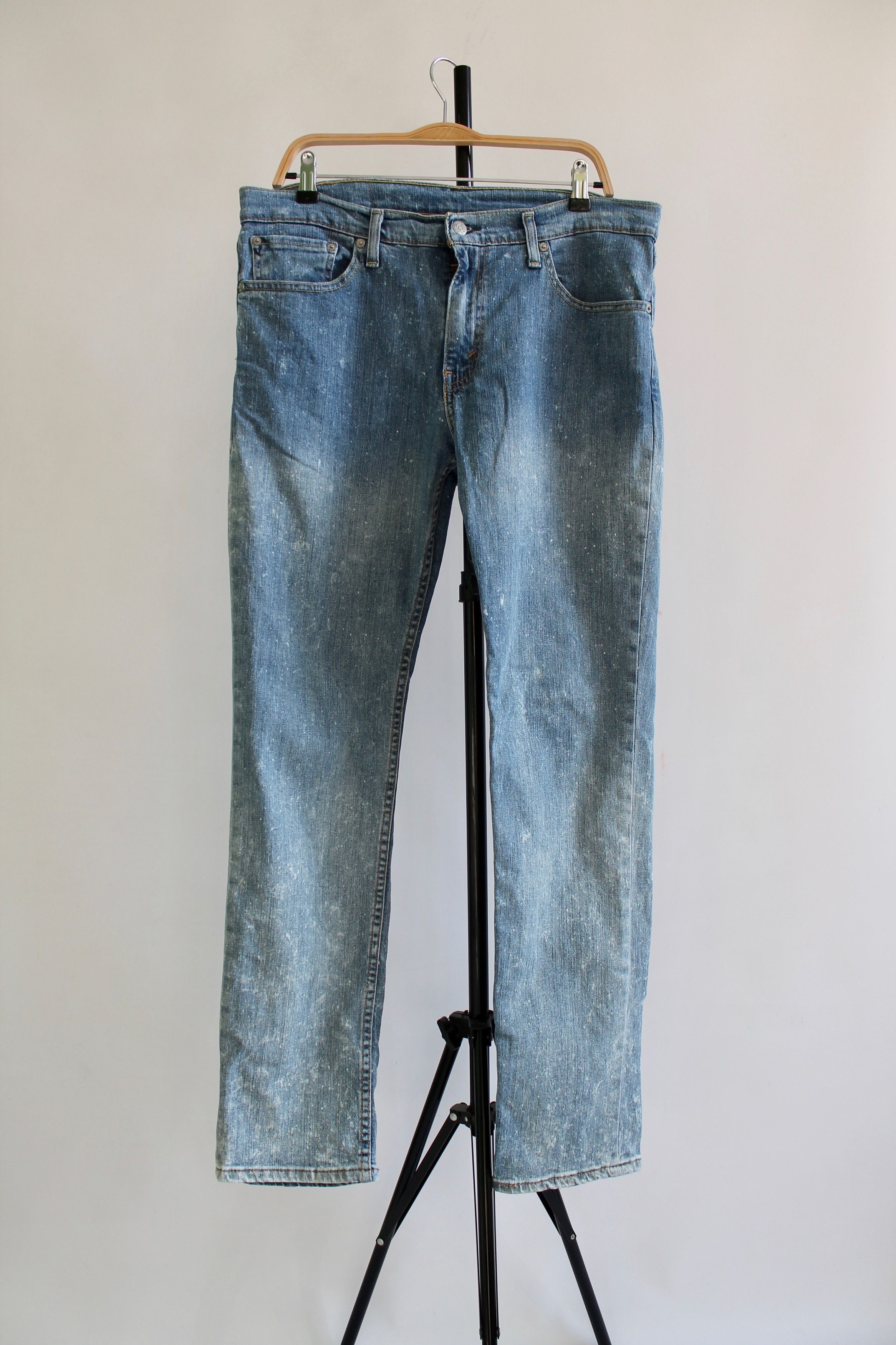 Levi's Levis 511 Washed Stretch Denim Pants w 34 i 32 Size US 34 / EU 50 - 2 Thumbnail