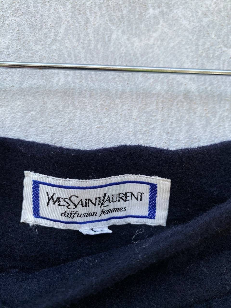 Yves Saint Laurent Minimalist Wool Skirt By Yves Saint Laurent Size 28" / US 6 / IT 42 - 4 Thumbnail