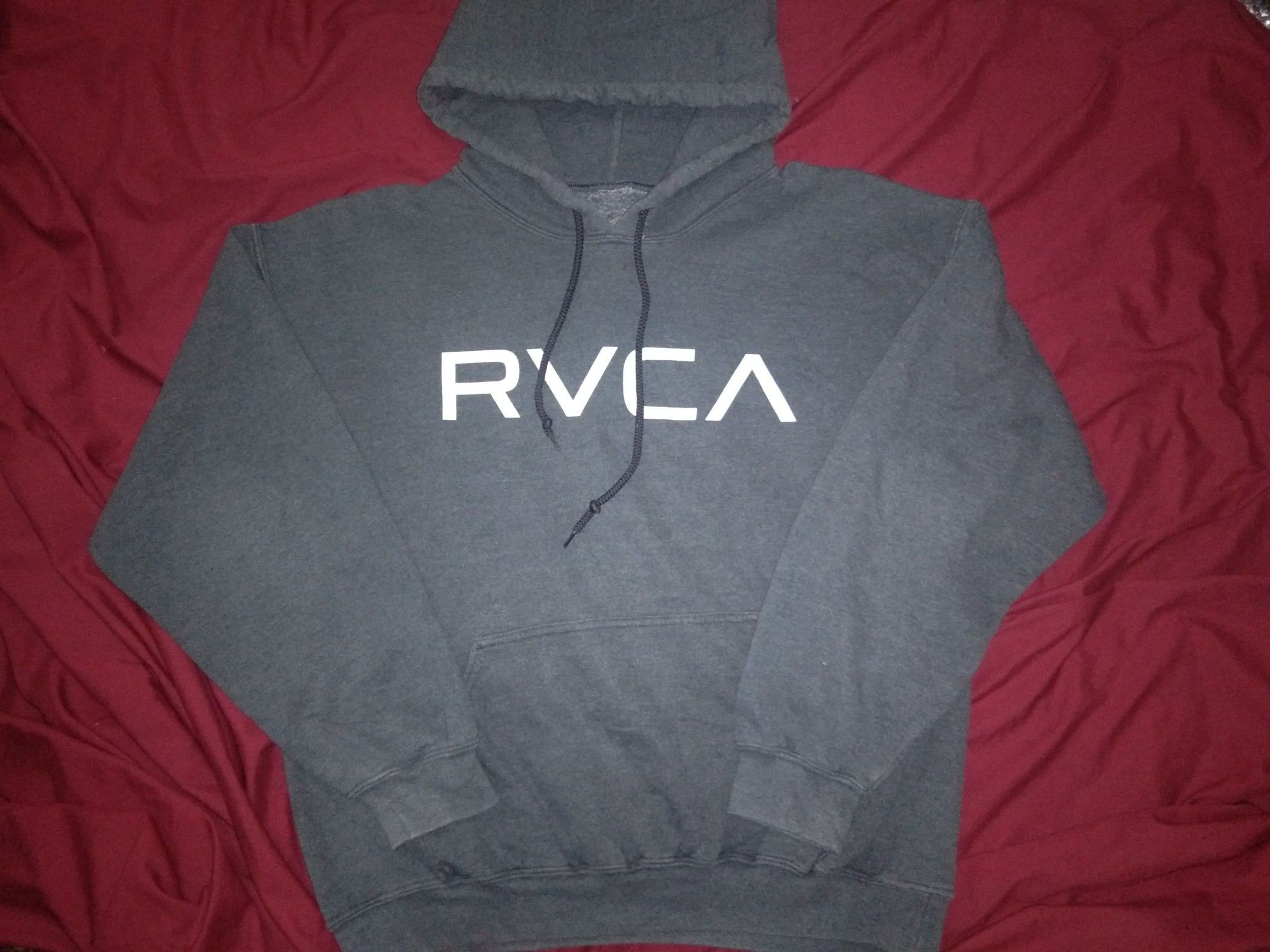 RVCA RVCA hoodie streetwear skate spellout Size US L / EU 52-54 / 3 - 2 Thumbnail