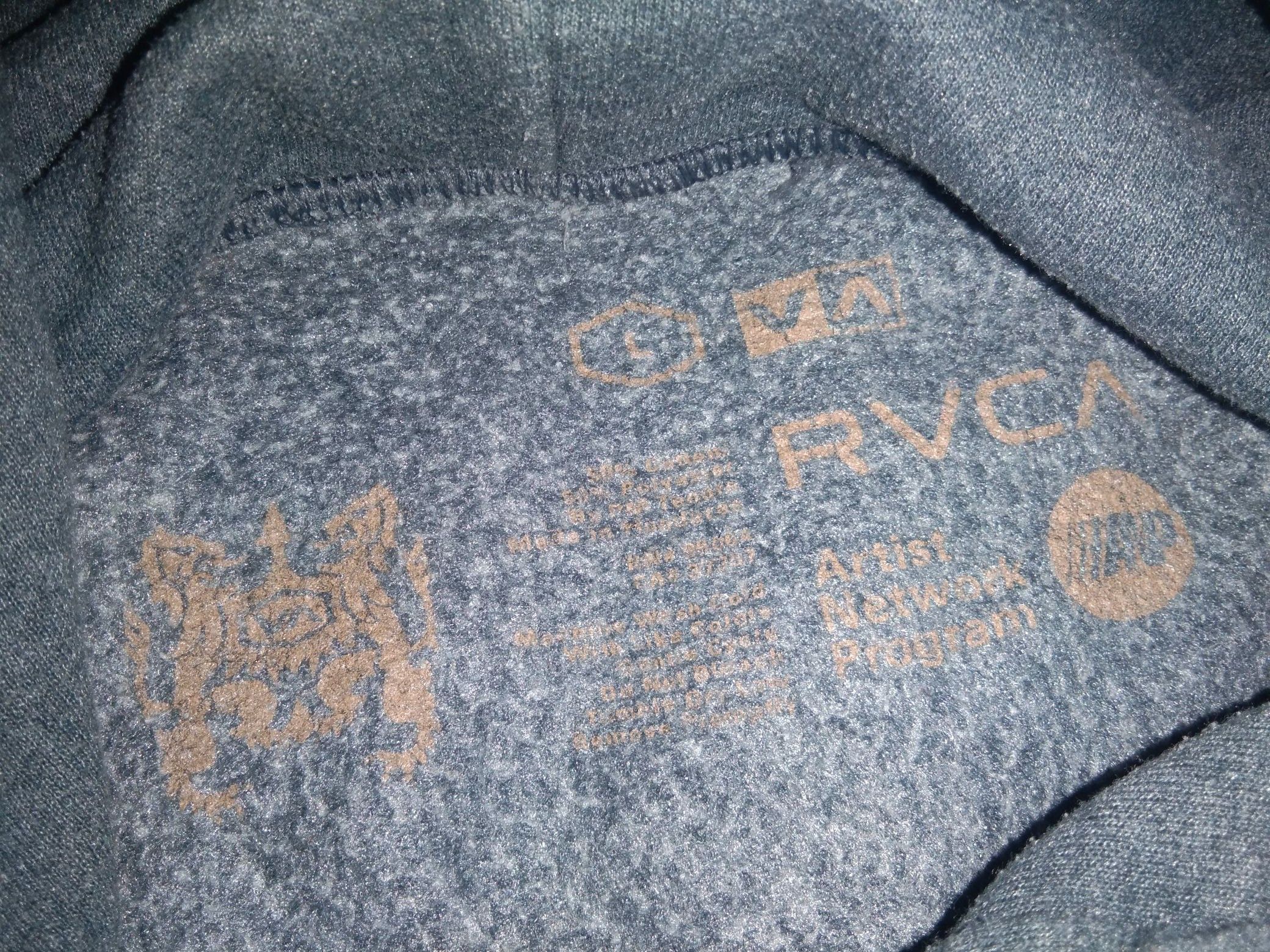 RVCA RVCA hoodie streetwear skate spellout Size US L / EU 52-54 / 3 - 3 Thumbnail