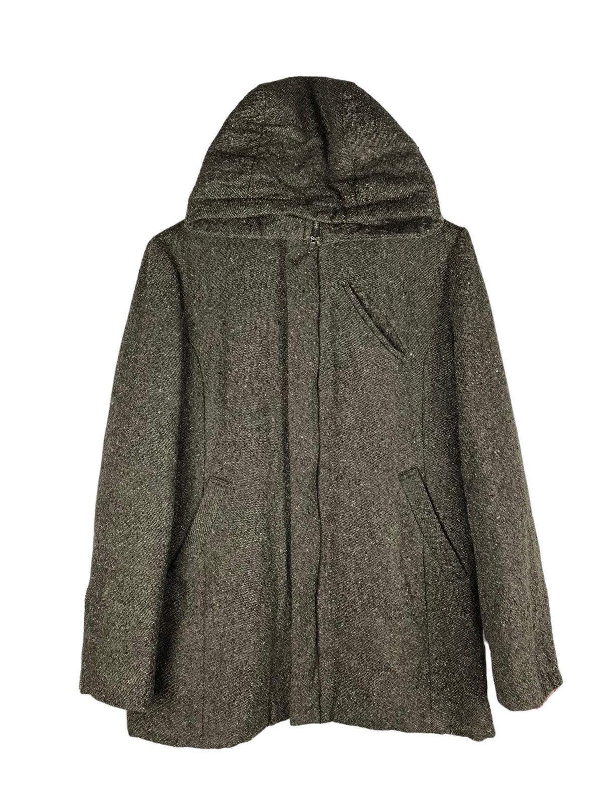 🔥SALE🔥ISSEY MIYAKE PRODUCT WOOL HOODIE JACKET