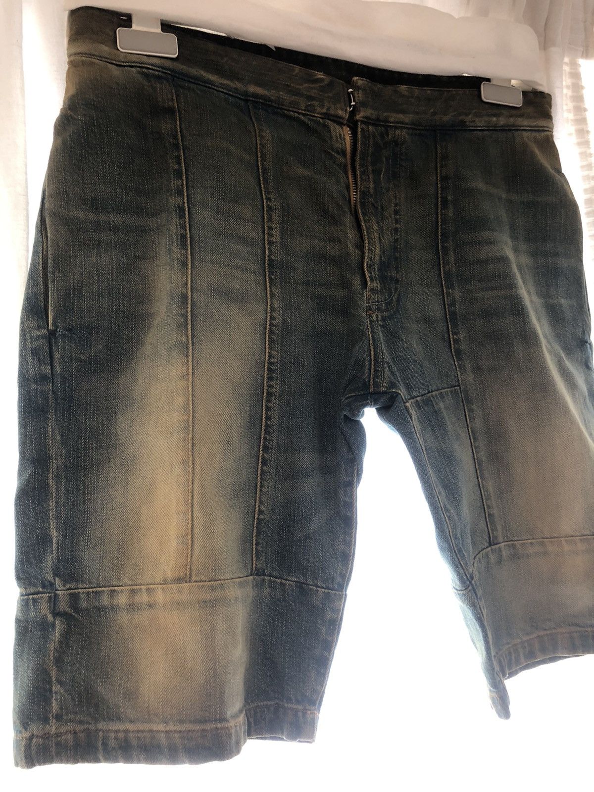 Maison Margiela Size 48 NEVER WORN MARGIELA DENIM SHORTS W/DISTRESSED FINISH Size US 32 / EU 48 - 1 Thumbnail