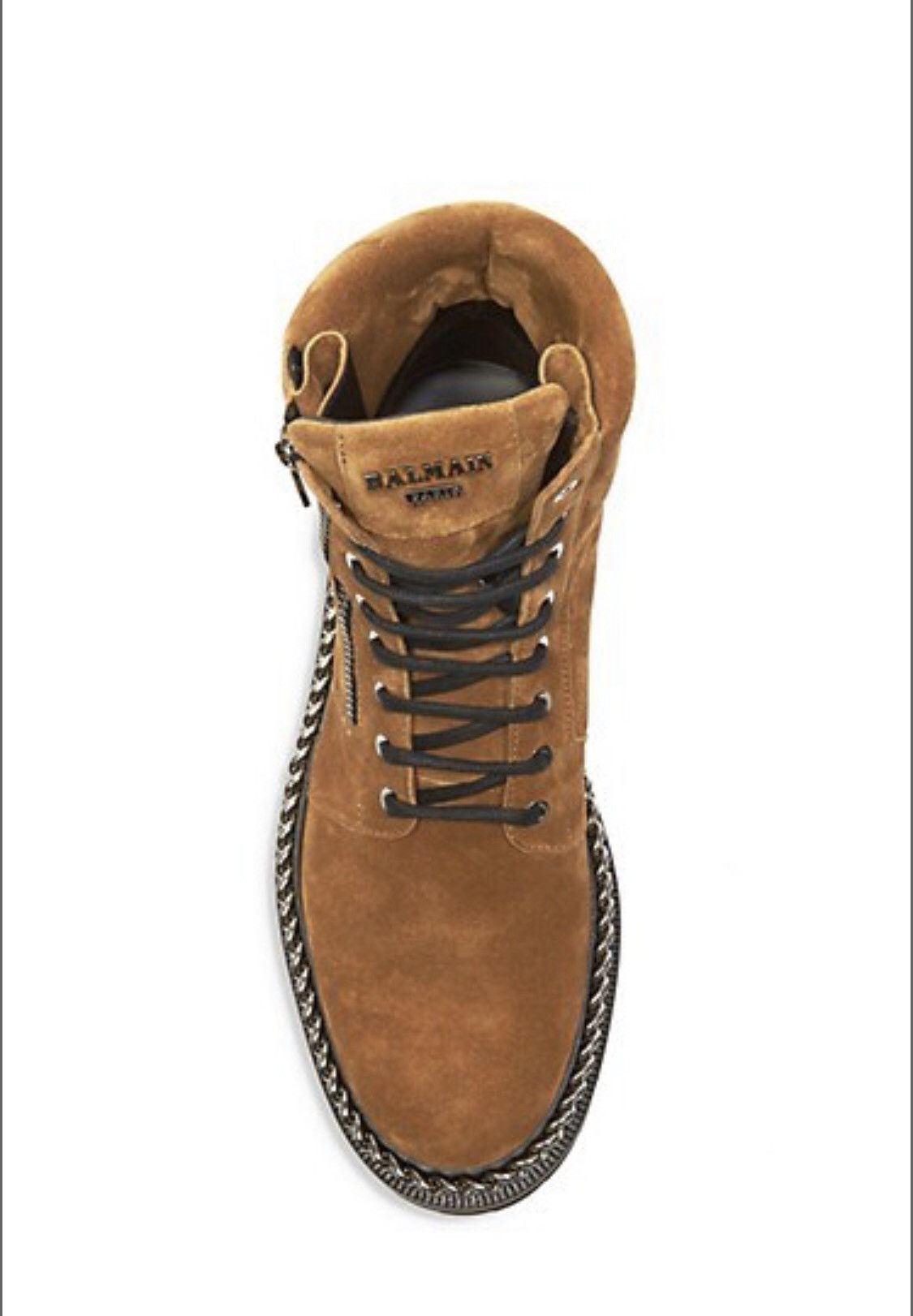 Balmain Balmain Military Boots with chain hardware detailing Size US 8 / EU 41 - 6 Thumbnail