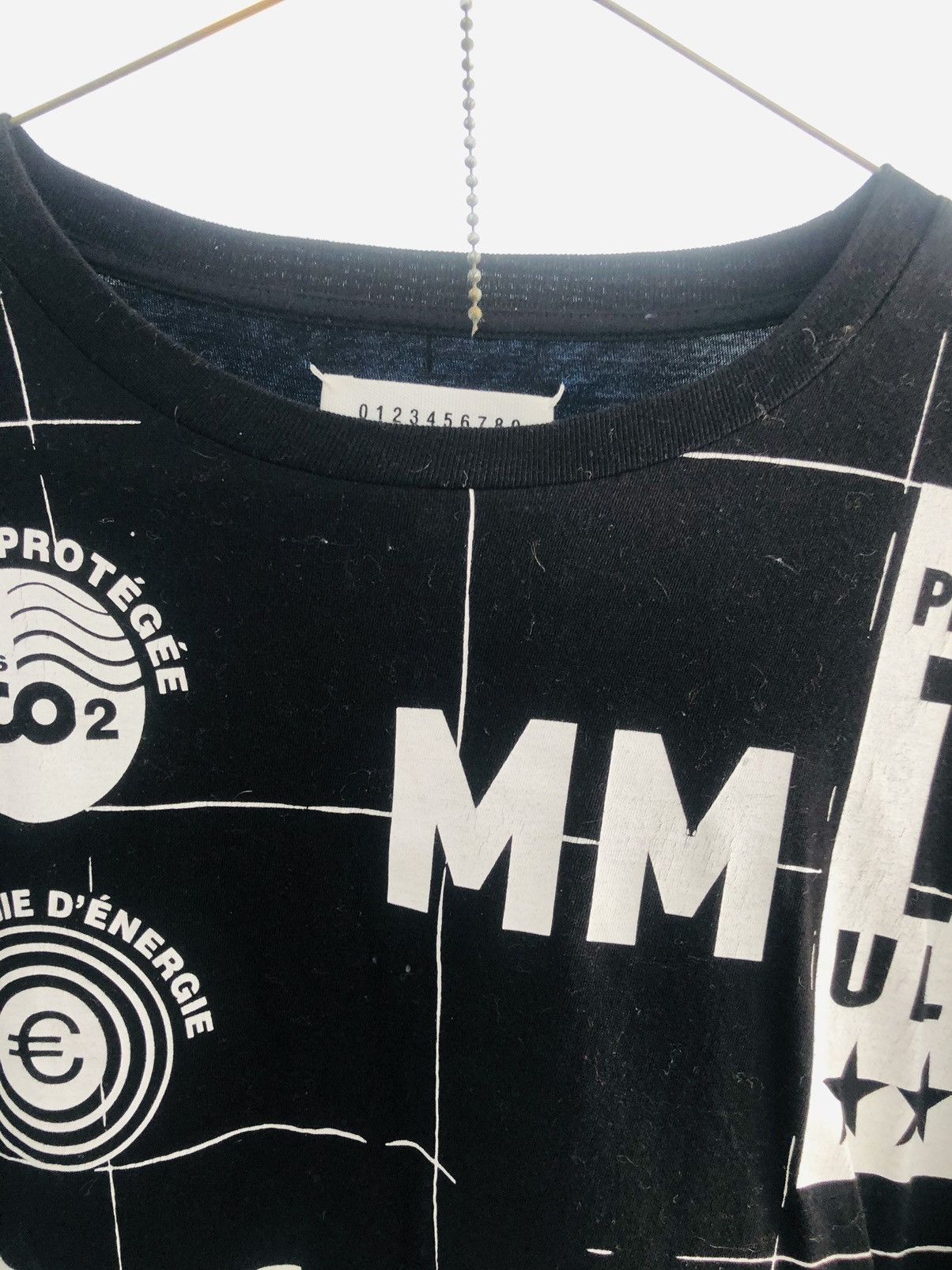 Maison Margiela Size 48/M Maison Margiela Long sleeve T-shirt/white print Size US M / EU 48-50 / 2 - 6 Thumbnail