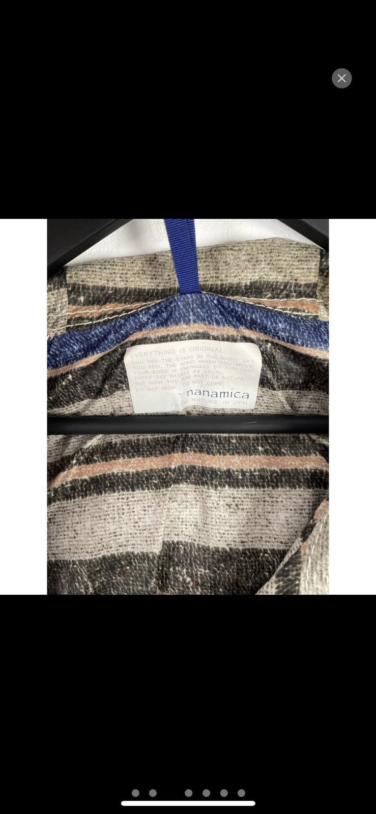 Nanamica FW2011 Pertex Wind Asymmetric Zip Parka Blanket Print Size US M / EU 48-50 / 2 - 7 Thumbnail