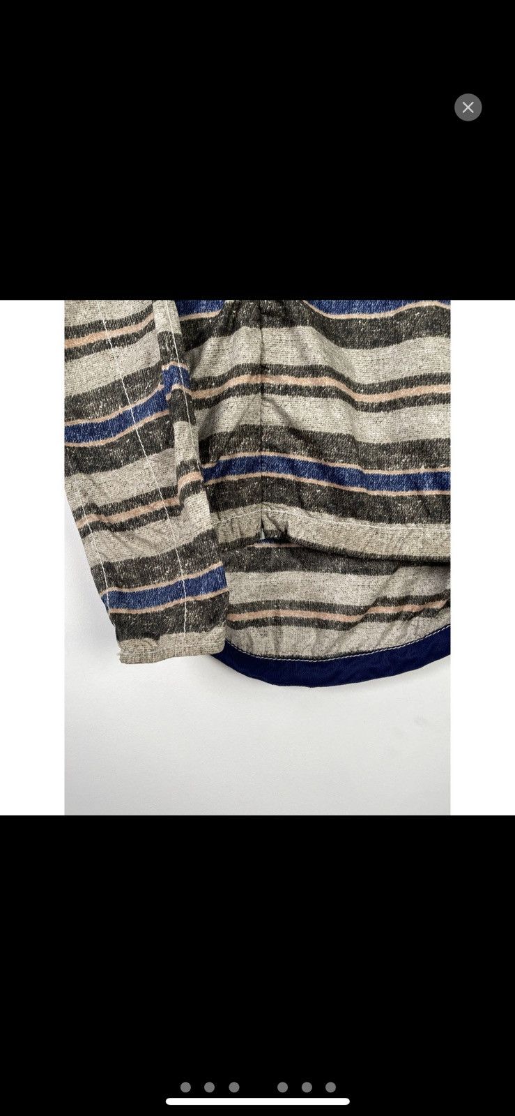 Nanamica FW2011 Pertex Wind Asymmetric Zip Parka Blanket Print Size US M / EU 48-50 / 2 - 5 Thumbnail