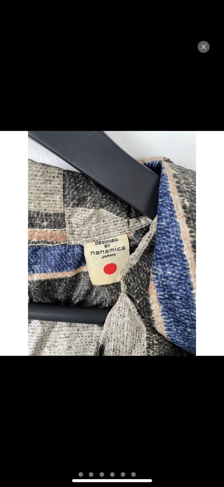 Nanamica FW2011 Pertex Wind Asymmetric Zip Parka Blanket Print Size US M / EU 48-50 / 2 - 4 Thumbnail