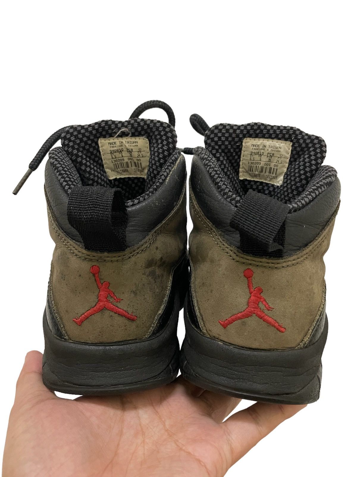 Nike Vintage Air Jordan 10 'X' OG 1994 Black Shadow Red Size US 6.5 / EU 39-40 - 13 Thumbnail