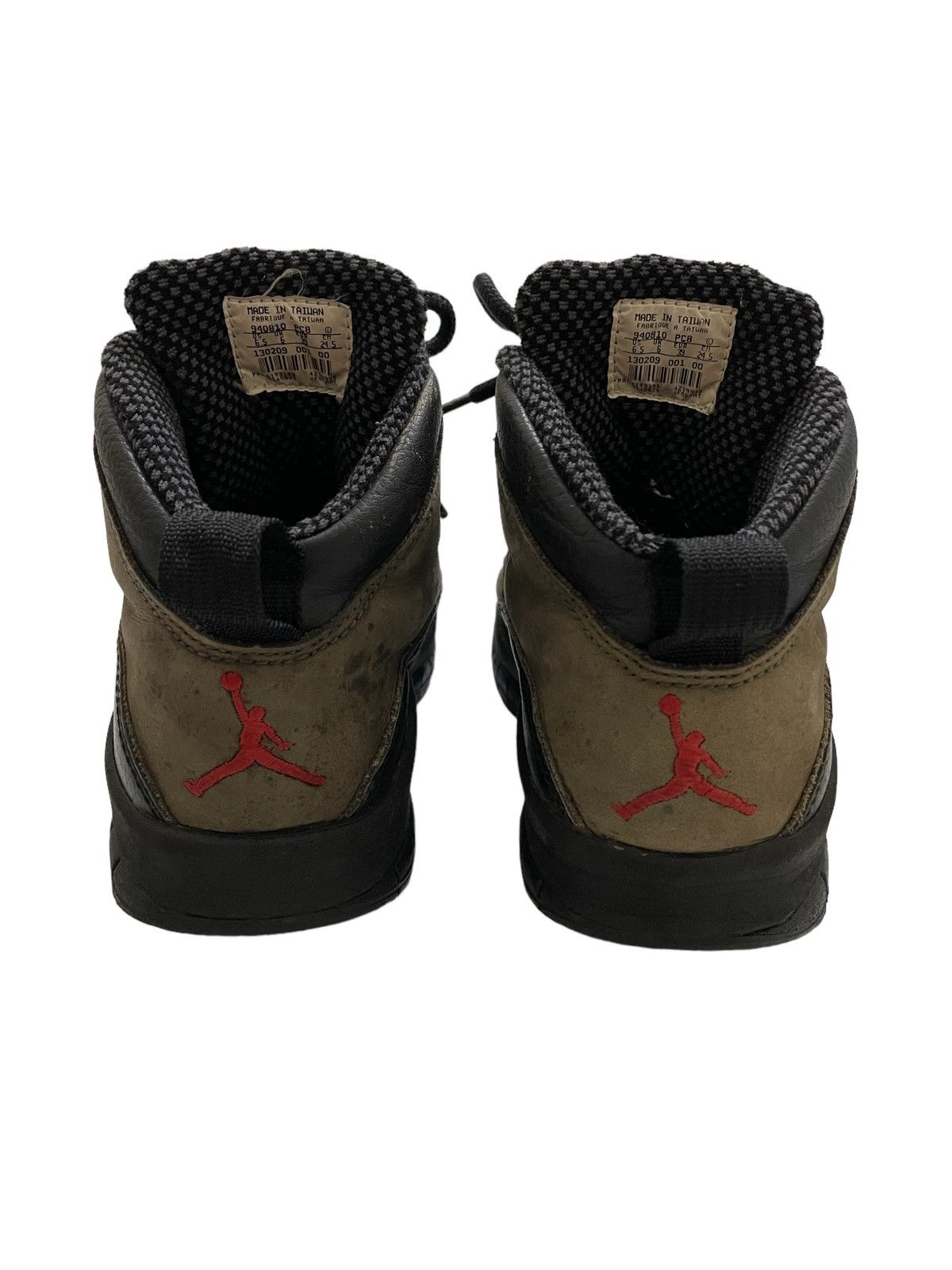 Nike Vintage Air Jordan 10 'X' OG 1994 Black Shadow Red Size US 6.5 / EU 39-40 - 9 Thumbnail