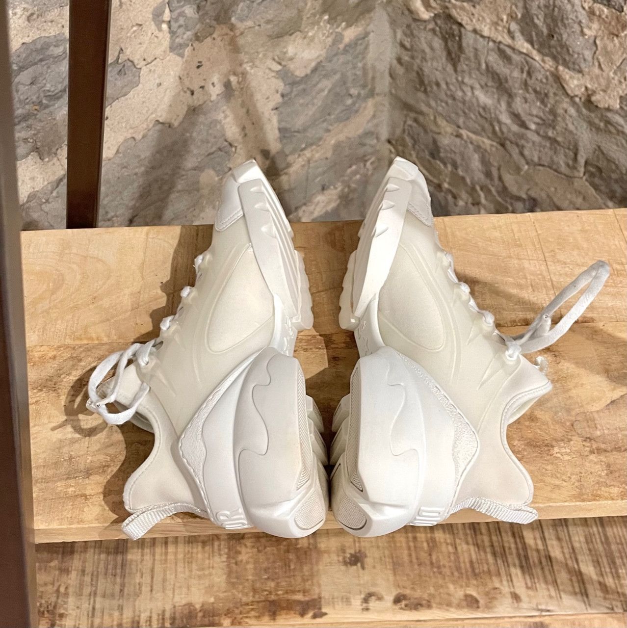 Dior Dior White D-Connect Sneakers Size US 7 / IT 37 - 8 Thumbnail