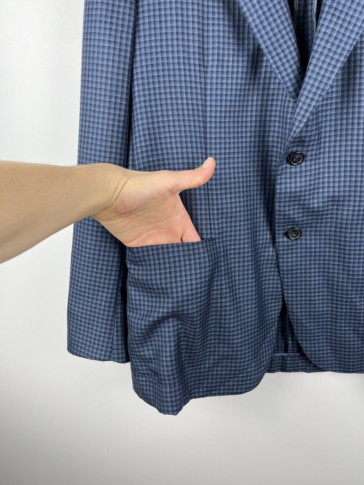 Brioni Brioni Piuma Cashmere Silk Check Blazer Sport Coat Size 42 R Size 42R - 5 Thumbnail