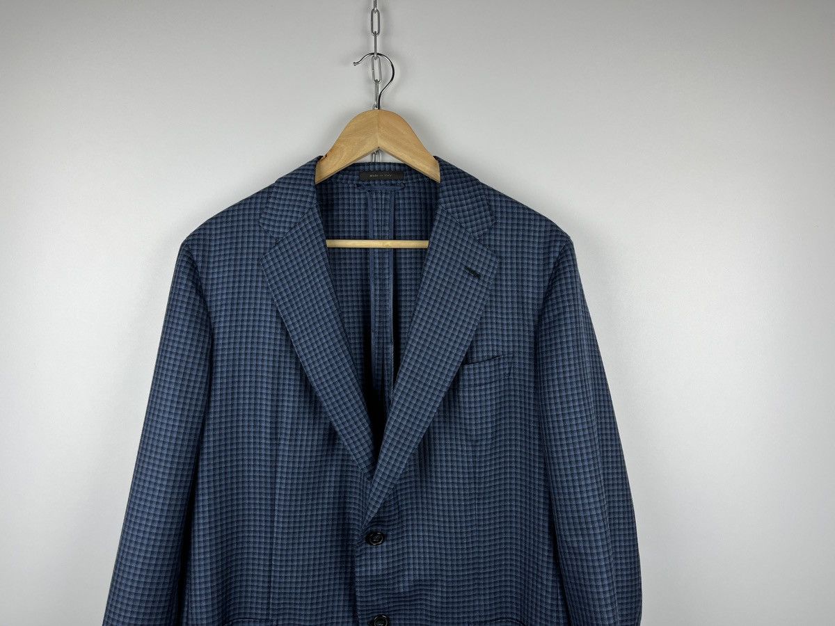 Brioni Brioni Piuma Cashmere Silk Check Blazer Sport Coat Size 42 R Size 42R - 3 Thumbnail