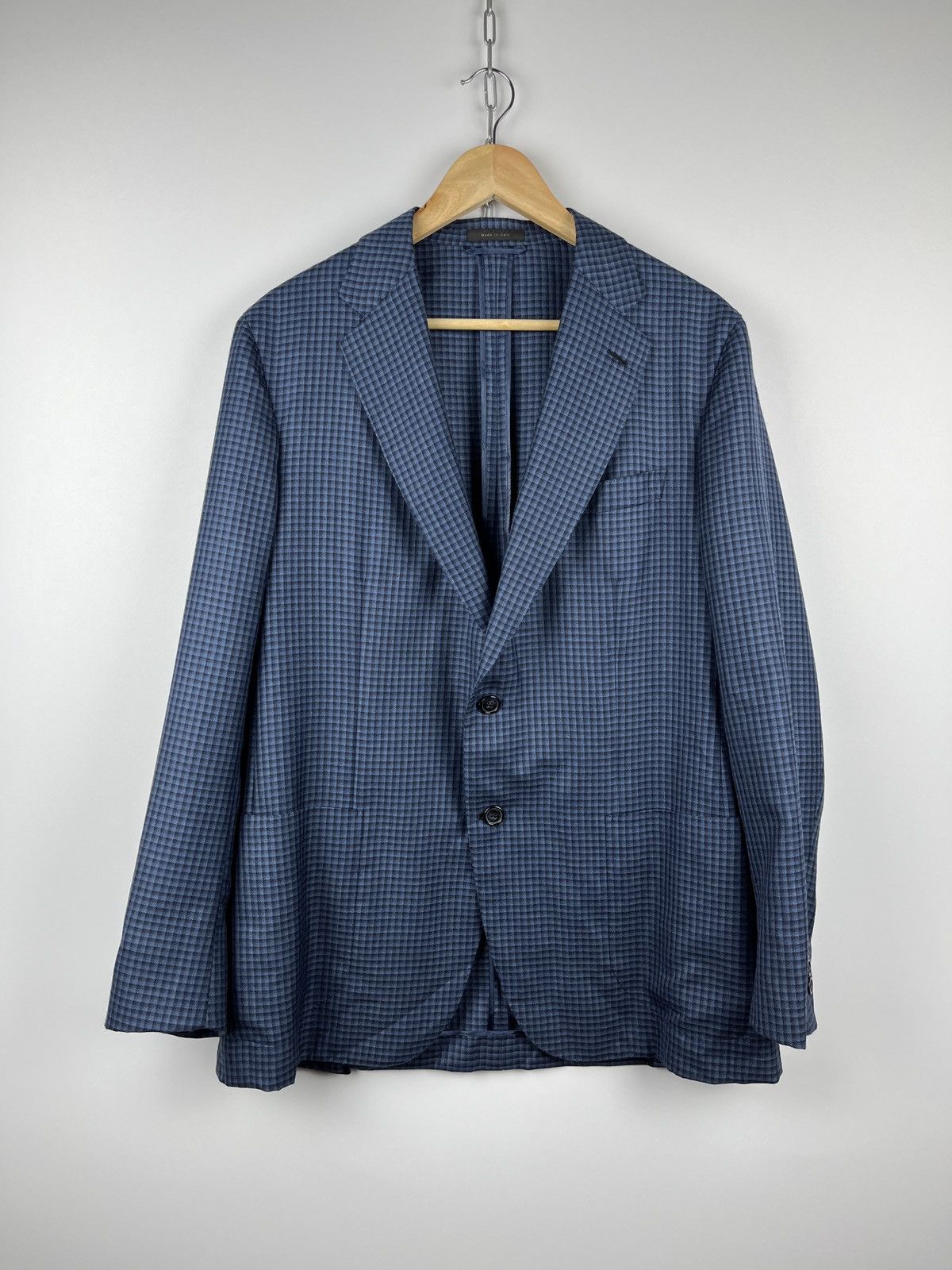 Brioni Brioni Piuma Cashmere Silk Check Blazer Sport Coat Size 42 R Size 42R - 2 Thumbnail
