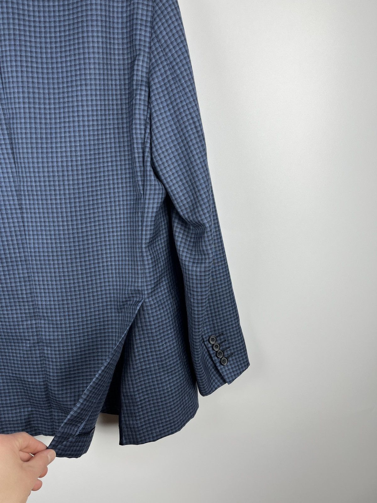 Brioni Brioni Piuma Cashmere Silk Check Blazer Sport Coat Size 42 R Size 42R - 11 Thumbnail