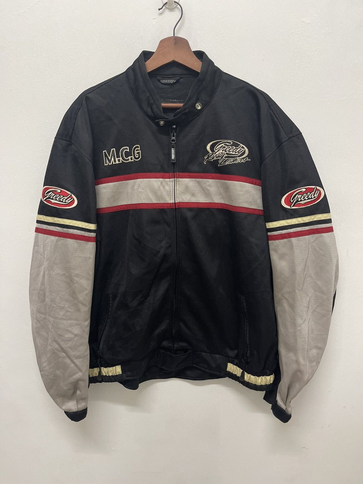Vintage Vintage GREEDY Racing Jacket Size US XL / EU 56 / 4 - 4 Thumbnail