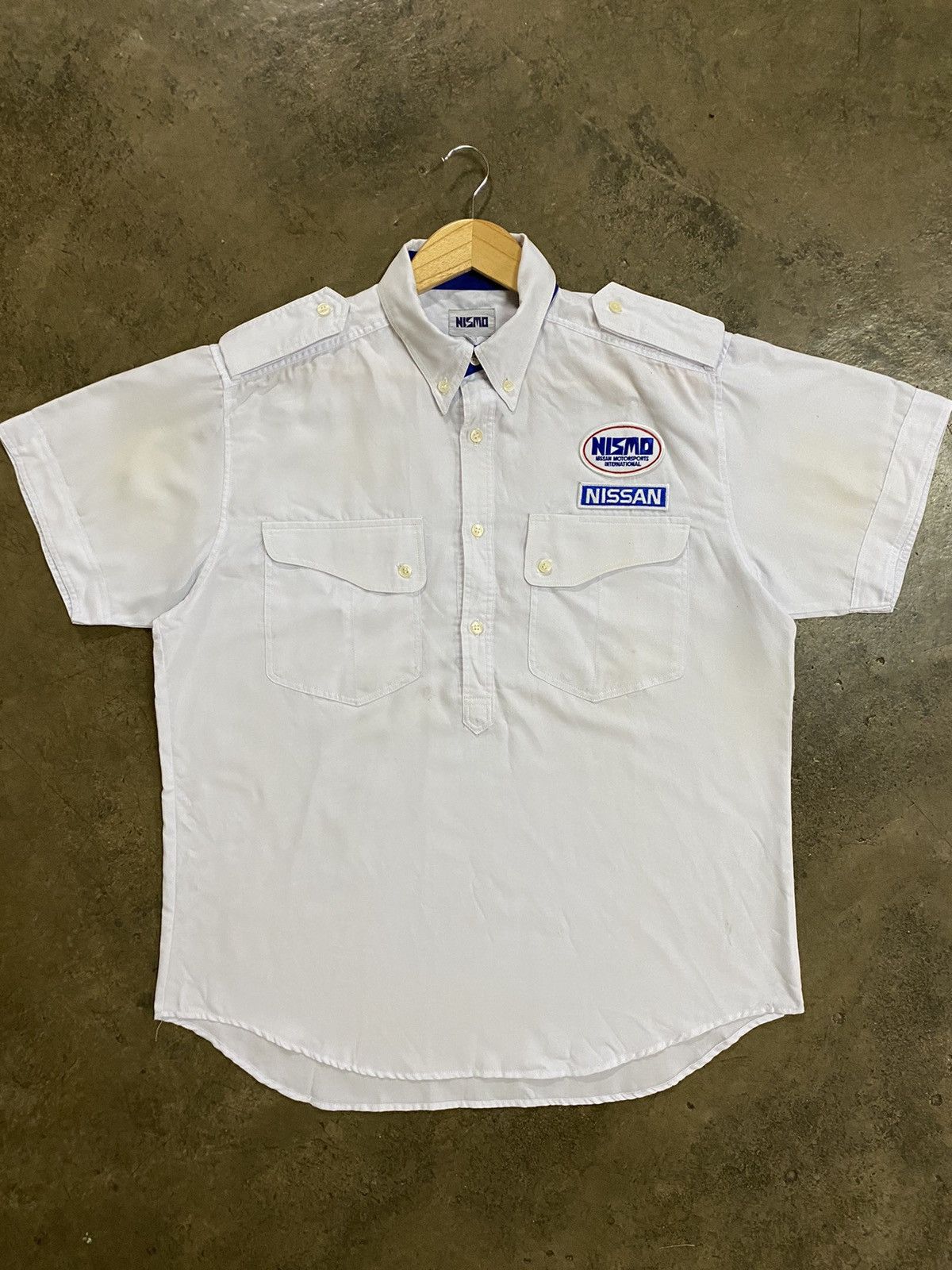 Sports Specialties × Vintage Vintage Nismo Racing Staff Collar Shirt Size US XL / EU 56 / 4 - 1 Thumbnail