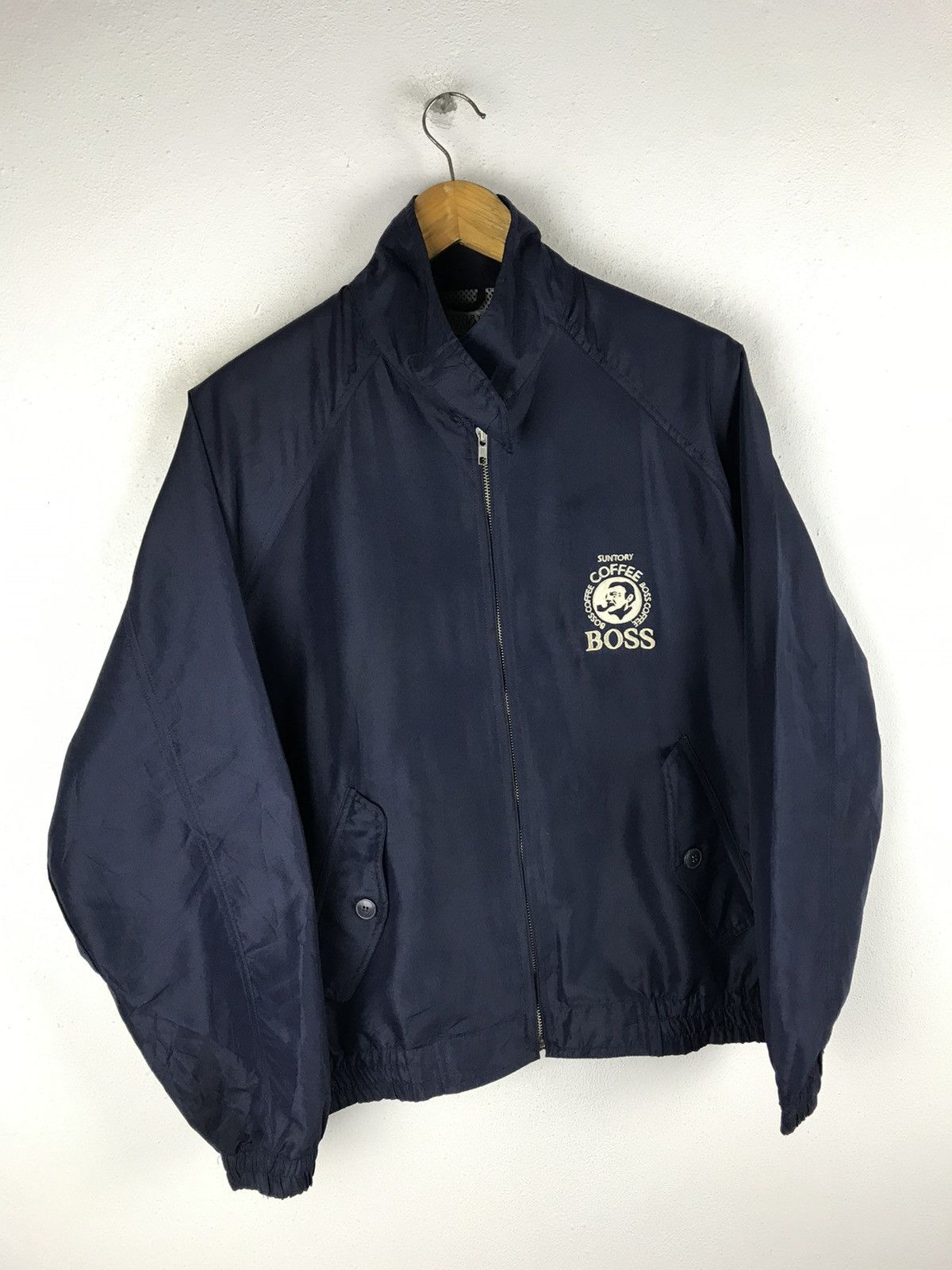 Japanese Brand × Vintage 🔥SALE🔥SUNTORY BOSS COFFEE BOMBER JACKET Size US L / EU 52-54 / 3 - 3 Thumbnail