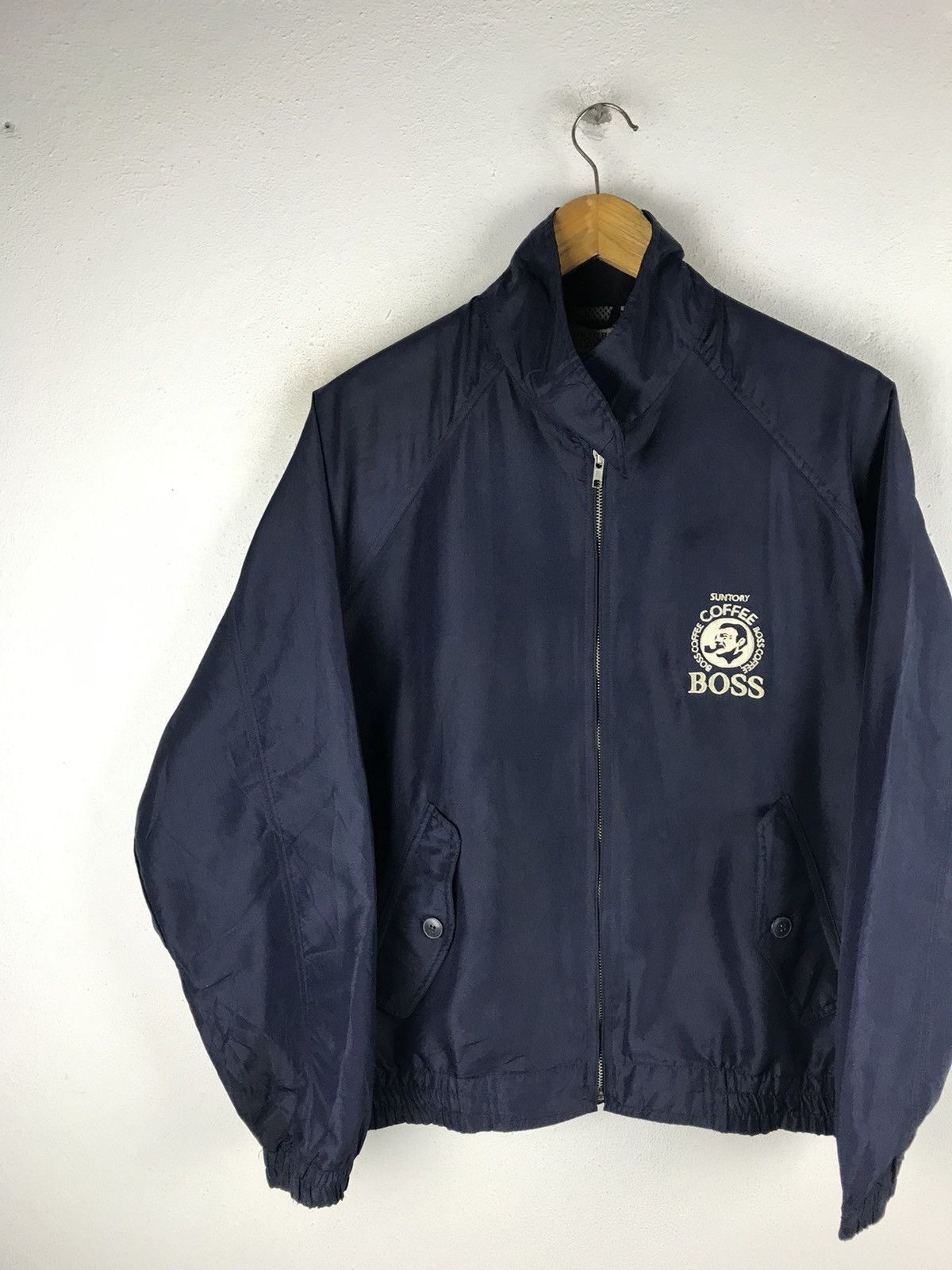Japanese Brand × Vintage 🔥SALE🔥SUNTORY BOSS COFFEE BOMBER JACKET Size US L / EU 52-54 / 3 - 4 Thumbnail
