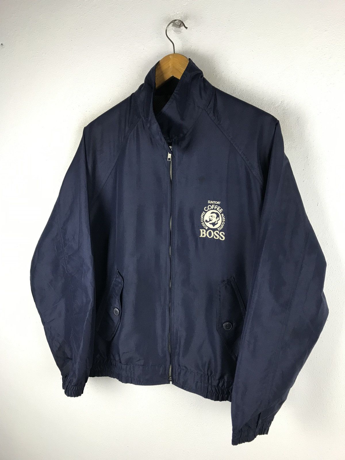 Japanese Brand × Vintage 🔥SALE🔥SUNTORY BOSS COFFEE BOMBER JACKET Size US L / EU 52-54 / 3 - 5 Thumbnail