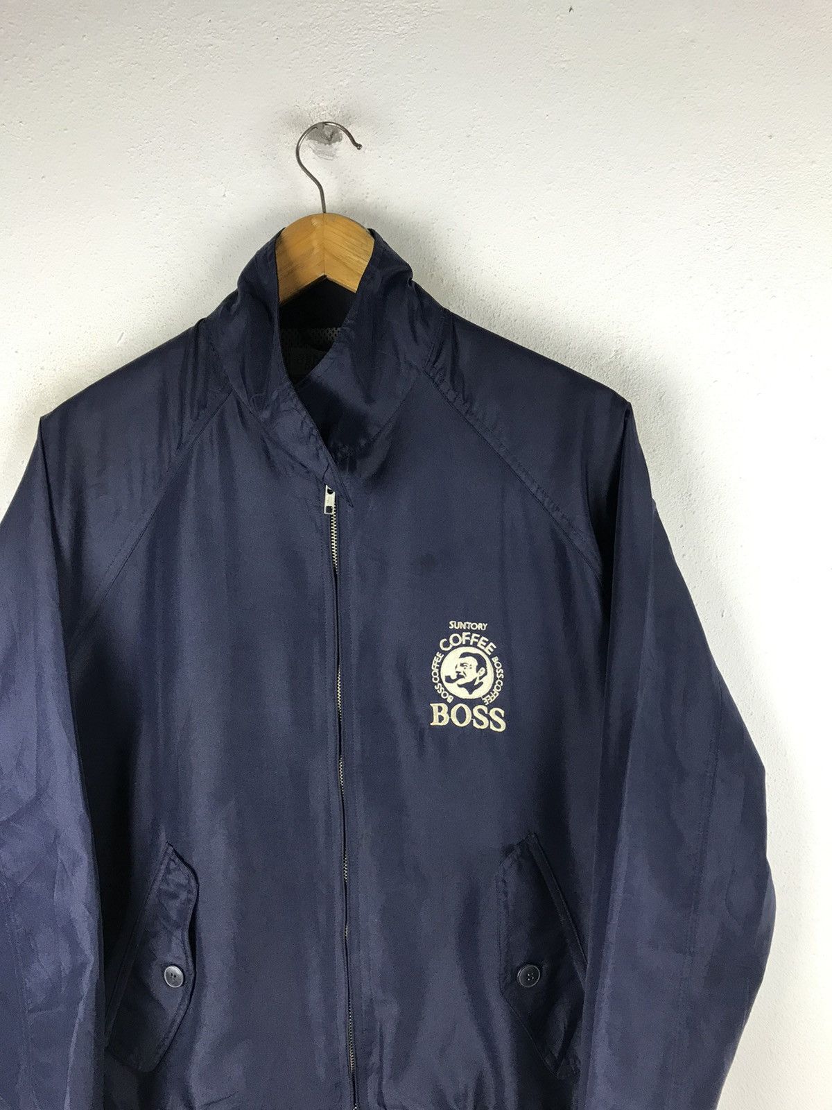 Japanese Brand × Vintage 🔥SALE🔥SUNTORY BOSS COFFEE BOMBER JACKET Size US L / EU 52-54 / 3 - 6 Thumbnail