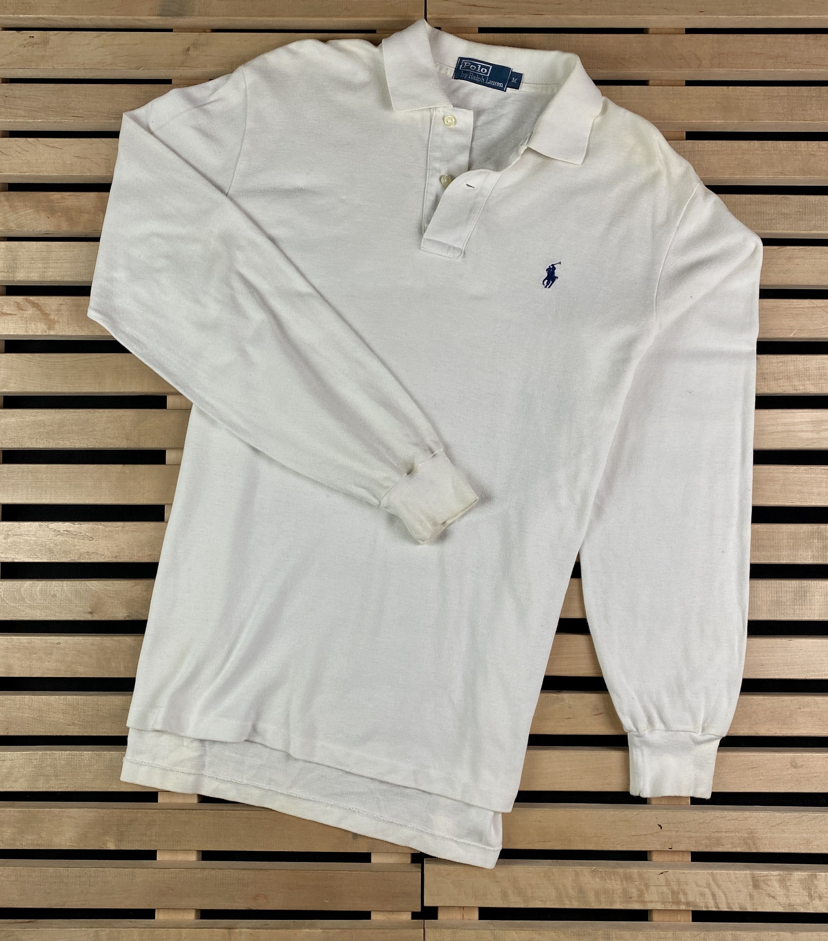 Polo Ralph Lauren × Ralph Lauren × Vintage Mens Polo Ralph Lauren Vintage Long Sleeve Size M Size US M / EU 48-50 / 2 - 1 Thumbnail