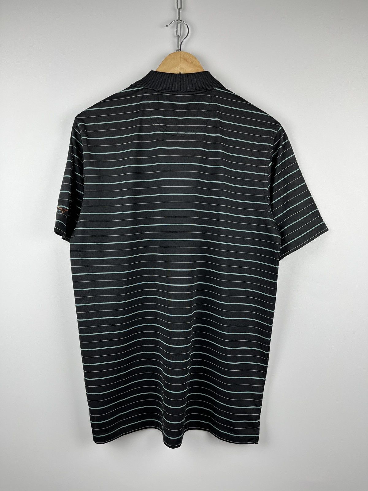 Greg Norman Men's Greg Norman Play Dry Golf Striped Polo T-shirt Size US M / EU 48-50 / 2 - 7 Thumbnail