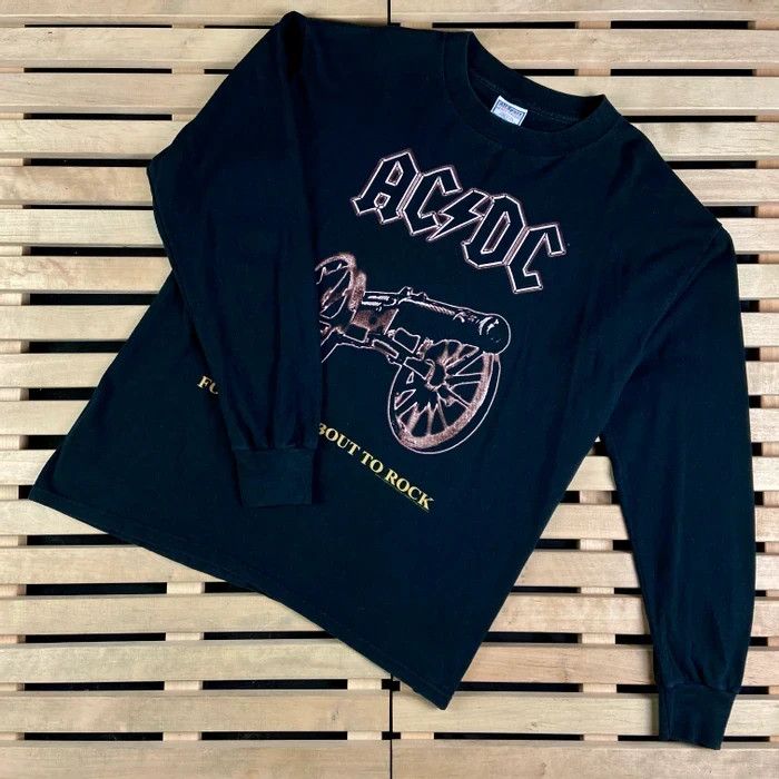 AC/DC × Band Tees × Vintage Vintage Sweatshirt Long Sleeve ACDC AC/DC 2001 Size L Size US L / EU 52-54 / 3 - 1 Thumbnail