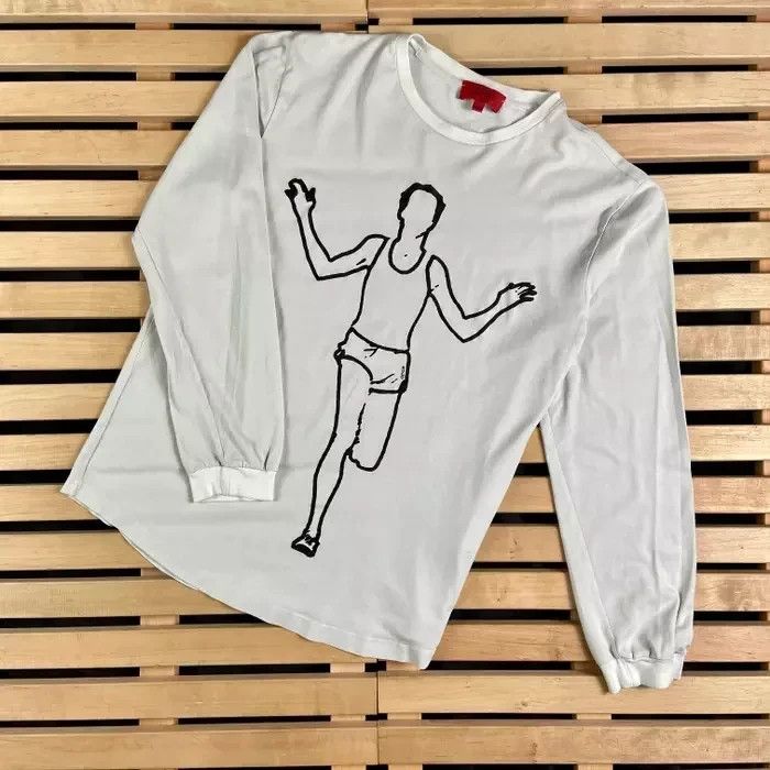 Hugo Boss Mens T Shirt Long Sleeve Hugo Boss Big Logo Size L Size US L / EU 52-54 / 3 - 1 Thumbnail