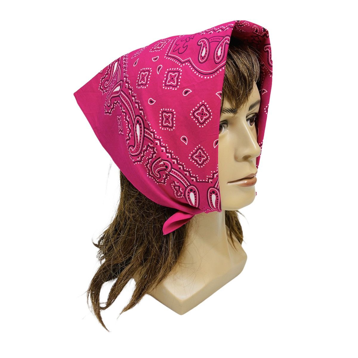 PAISLEY MINUTE MAID KEY BANDANA HANDKERCHIEF SCARF